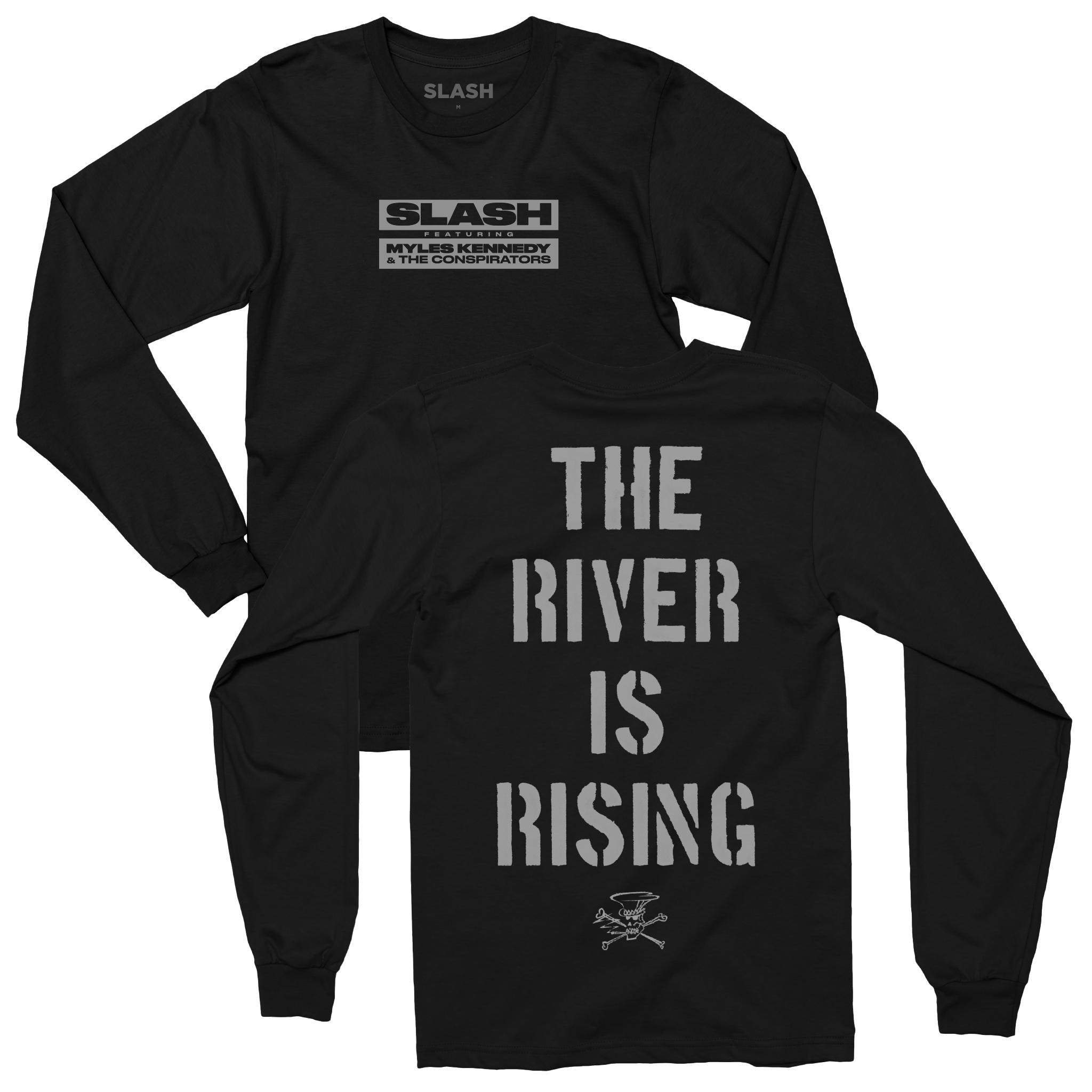 Slash The River is Rising Black Long Sleeve