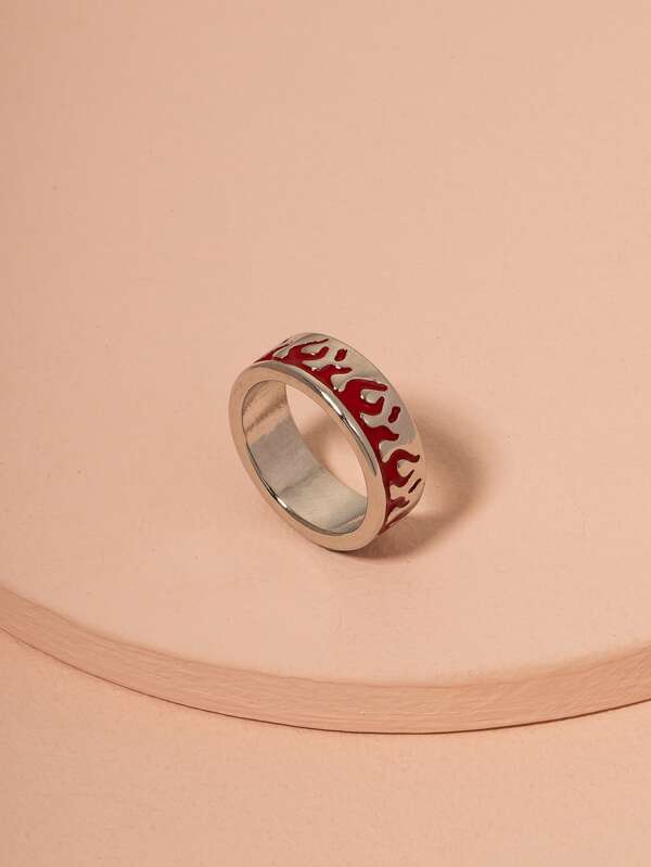 Flame Pattern Ring