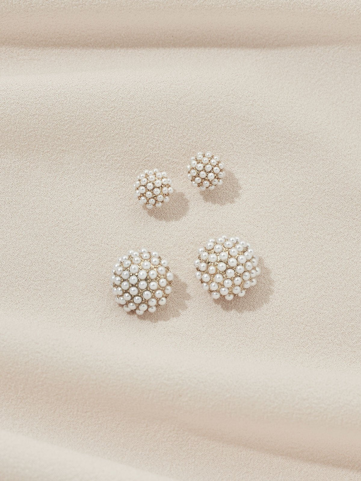 Mini Pearl Pave Studs