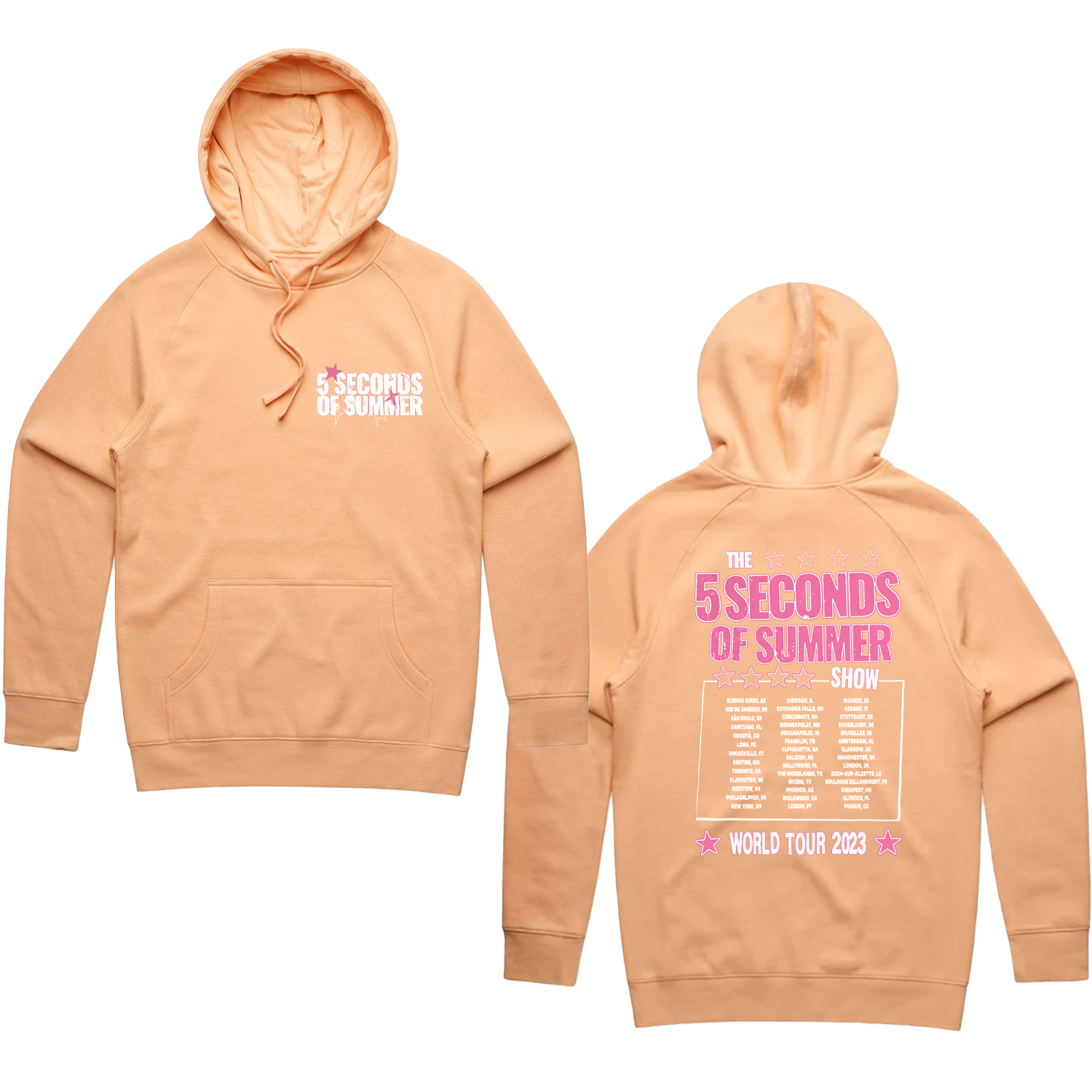 5SOS Peach Tour Hoodie