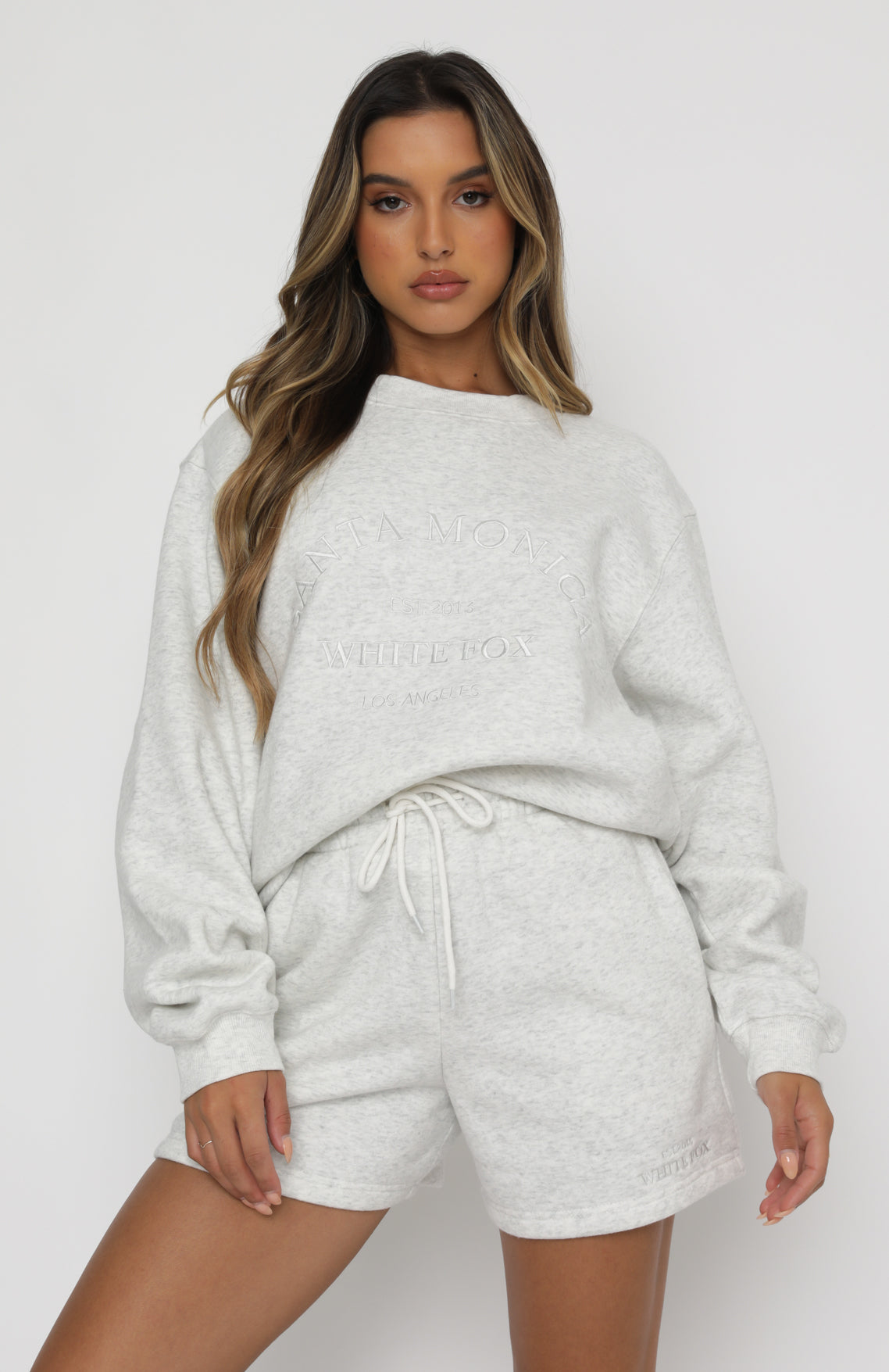 Best Of Both Oversized Sweater Grey Marle