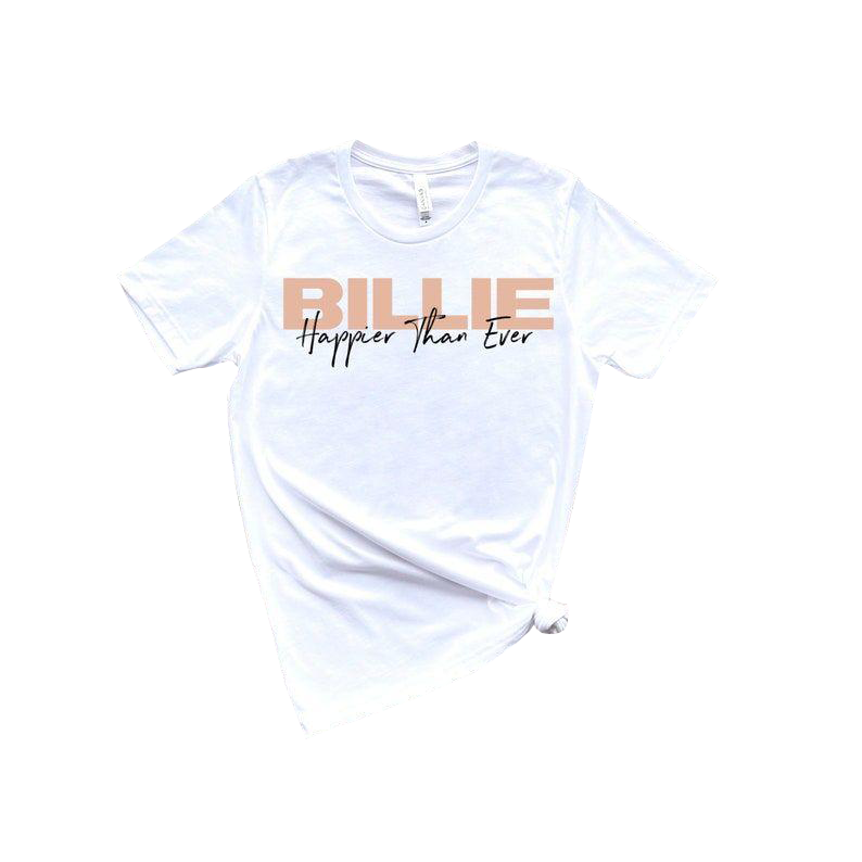 BILLIE EILISH MERCH HAPPIER THAN EVER
