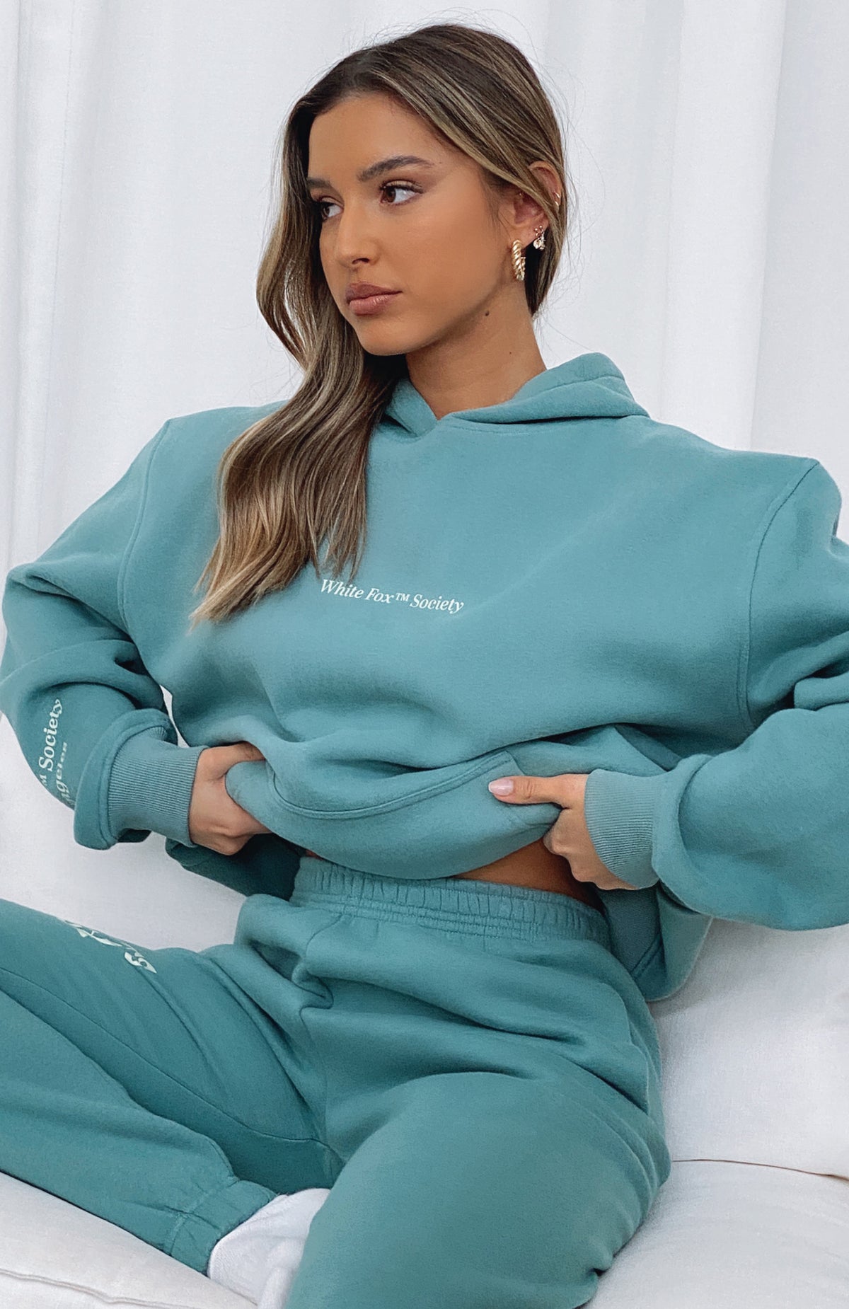 Heartbreak Hotel Hoodie Teal