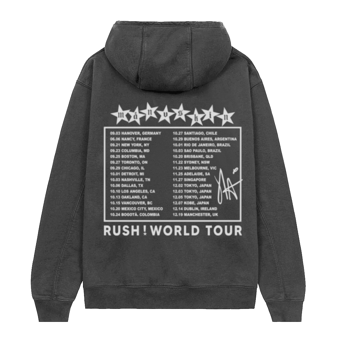 Mneskin RUSH! 2023 World Tour Hoodie