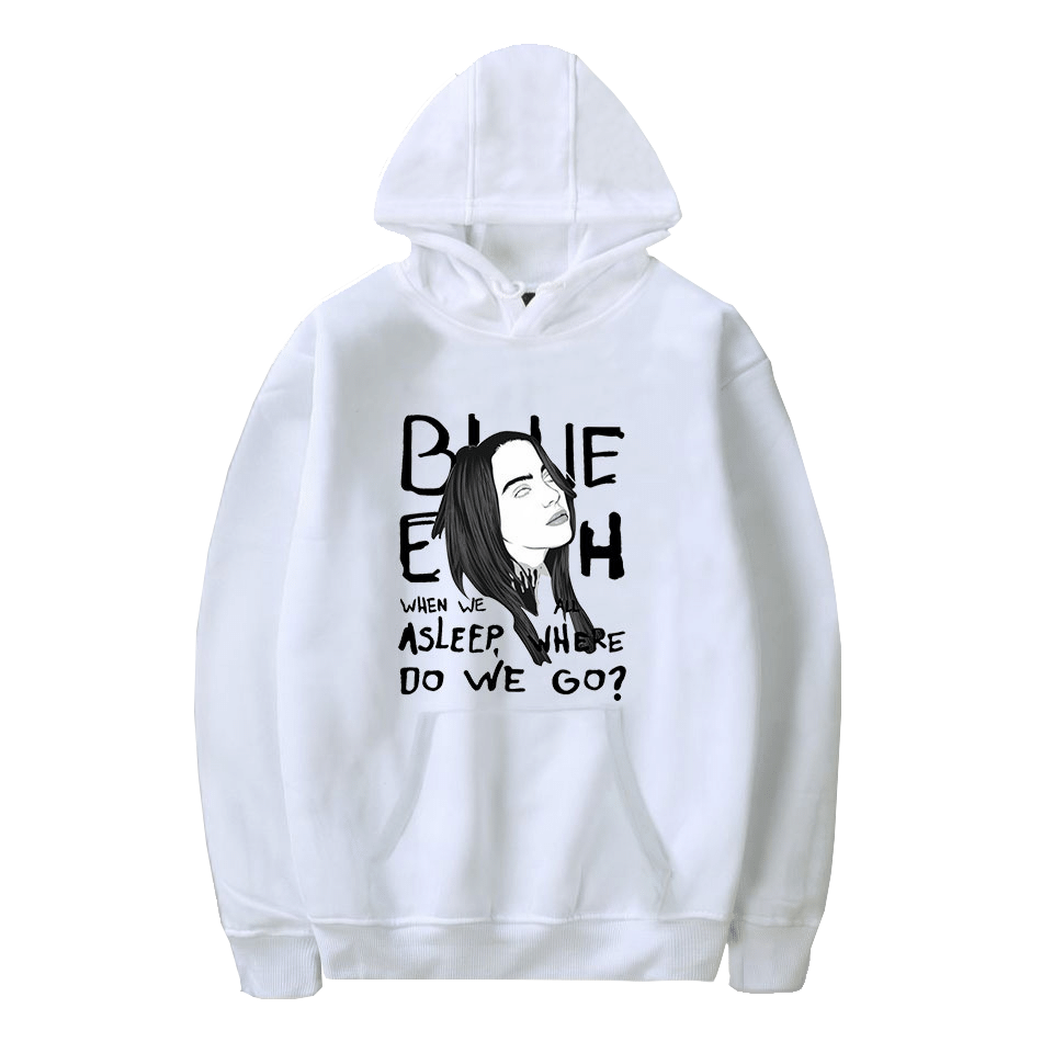 Billie Eilish Comic Print Hoodie