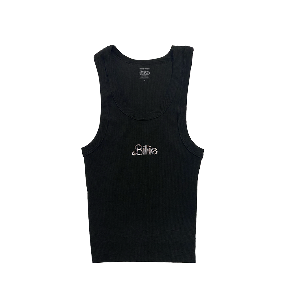 Billie Eilish Black Ribbed Tank