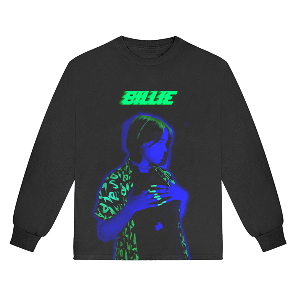 Billie Eilish Neon Photo Long Sleeve
