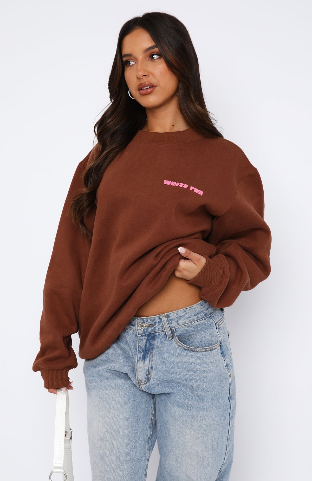 All A Blur Oversized Sweater Auburn