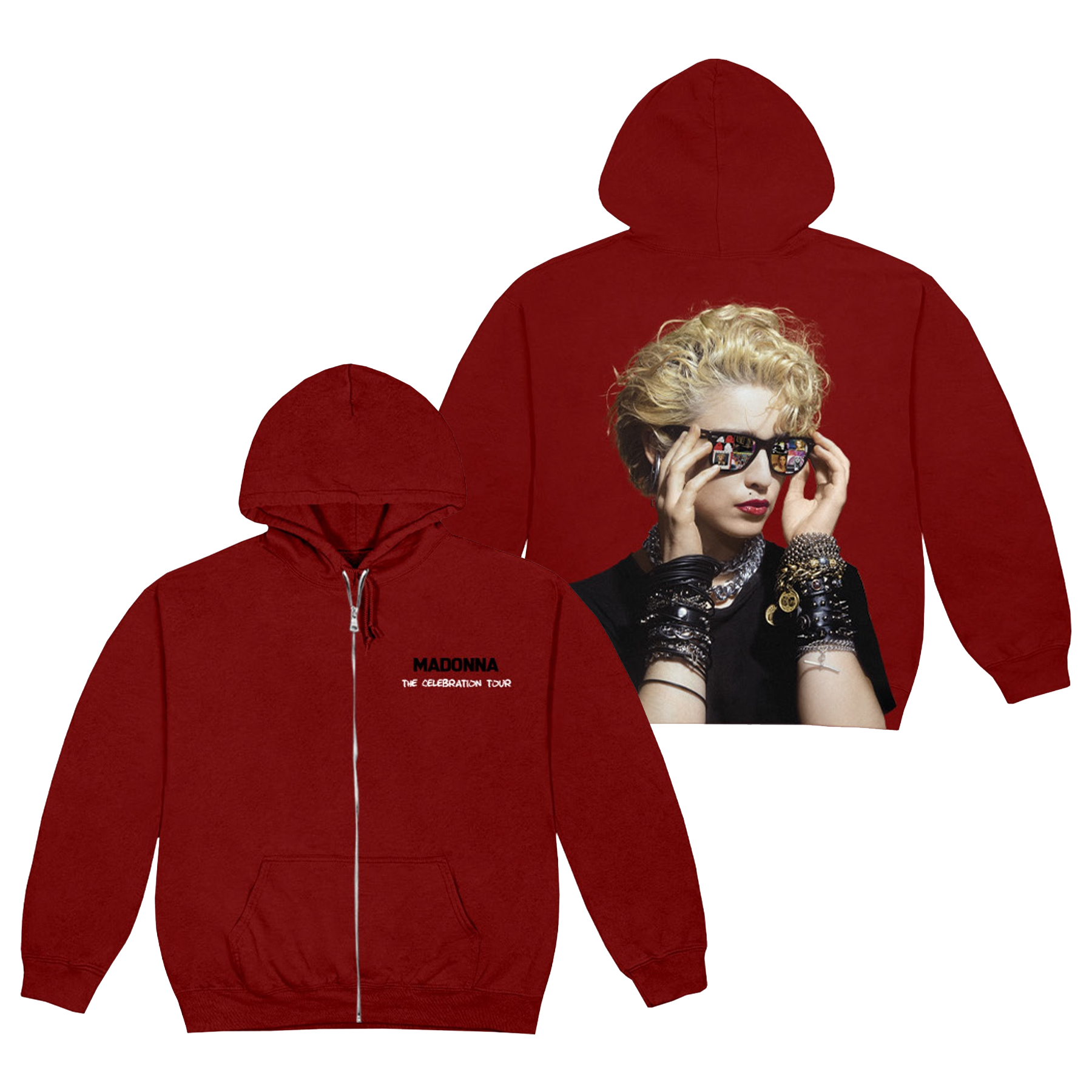 Madonna Finally Enough Love Zip Hoodie