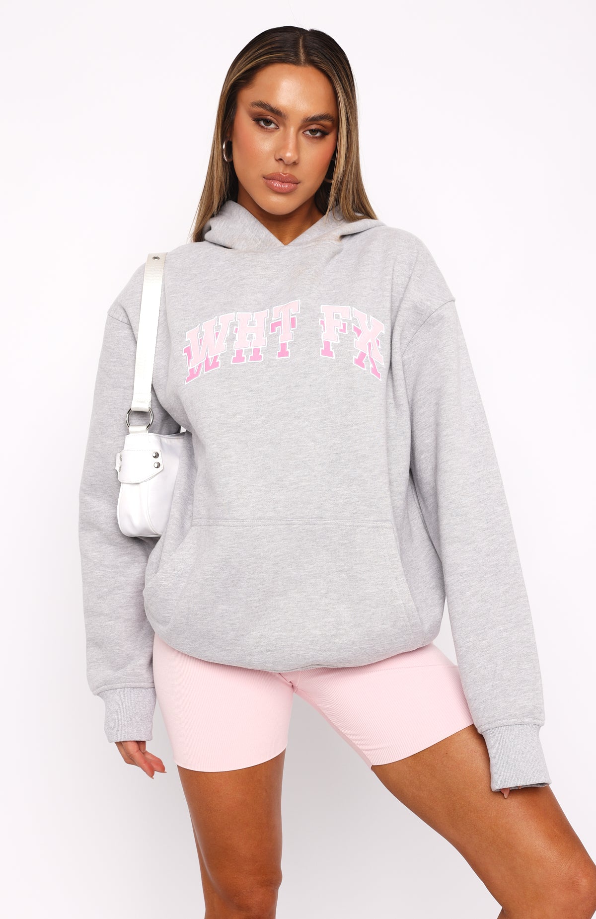 Test The Limit Oversized Hoodie Dark Grey Marle