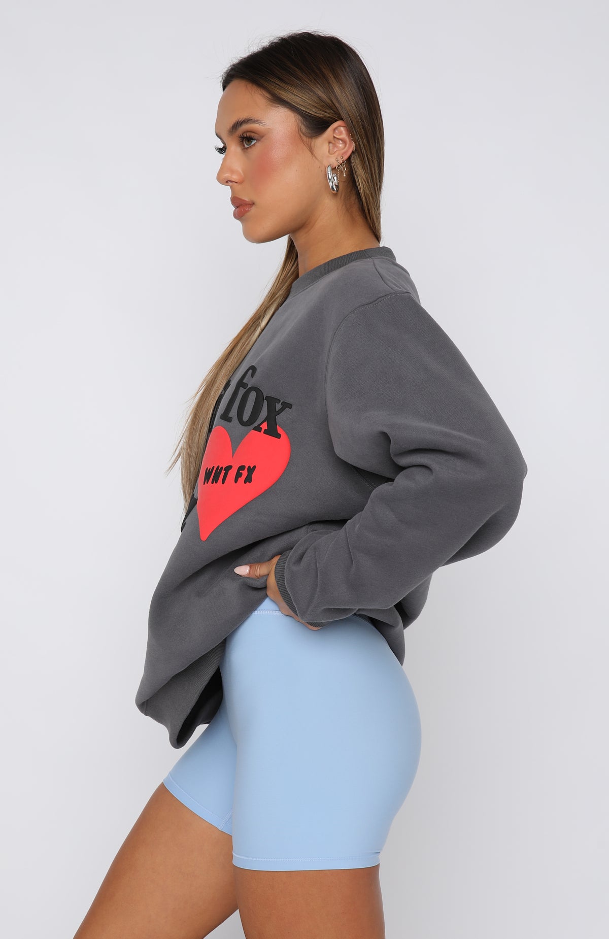 It's True Oversized Sweater Volcanic