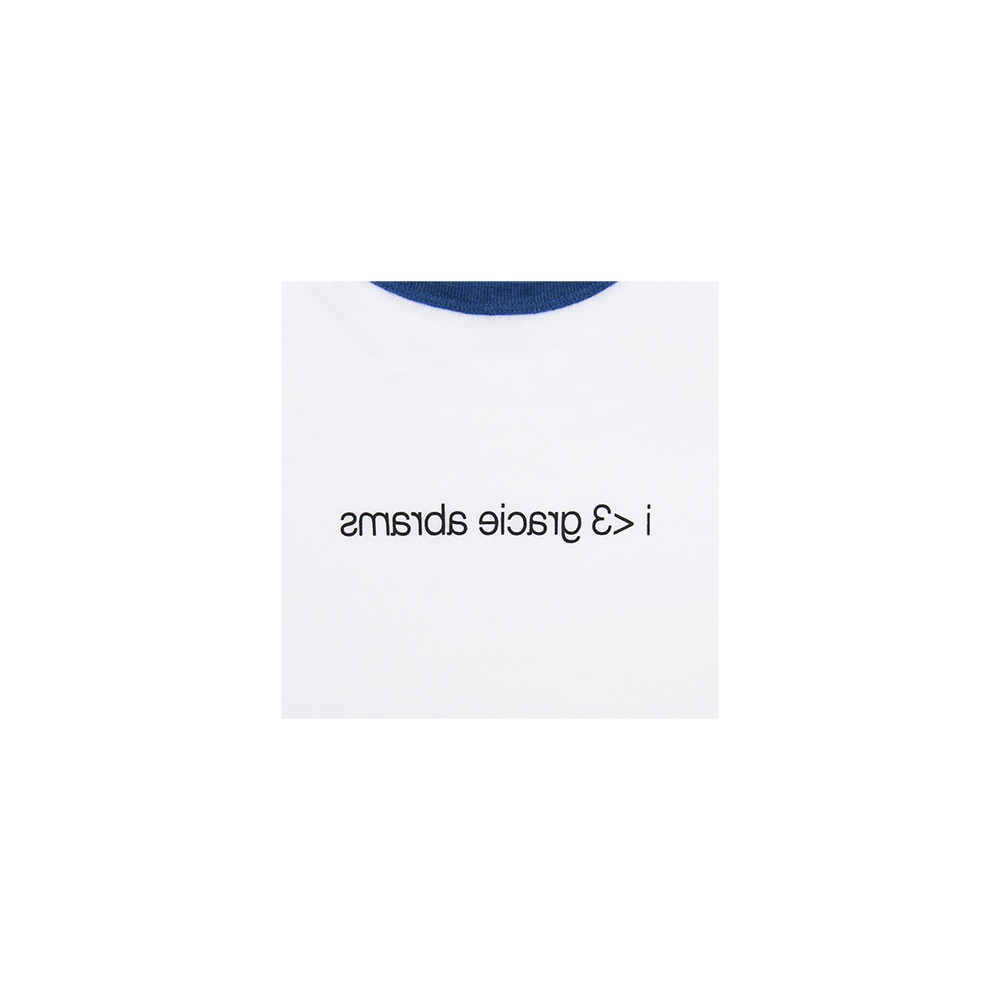 Gracie Abrams I <3 Gracie Abrams Blue Ringer T-Shirt