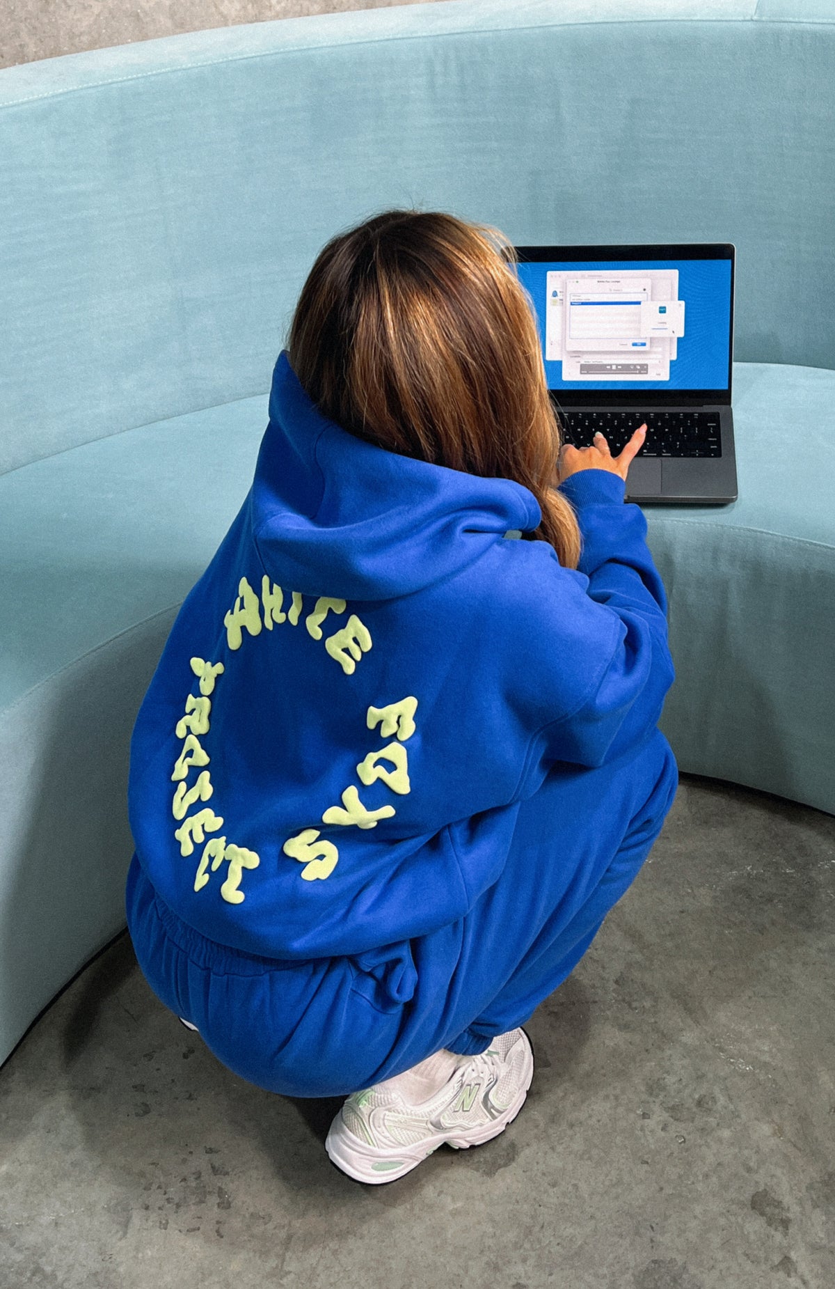 Project 5 Oversized Hoodie Cobalt
