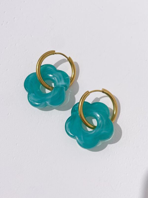 Flower Drop Earrings