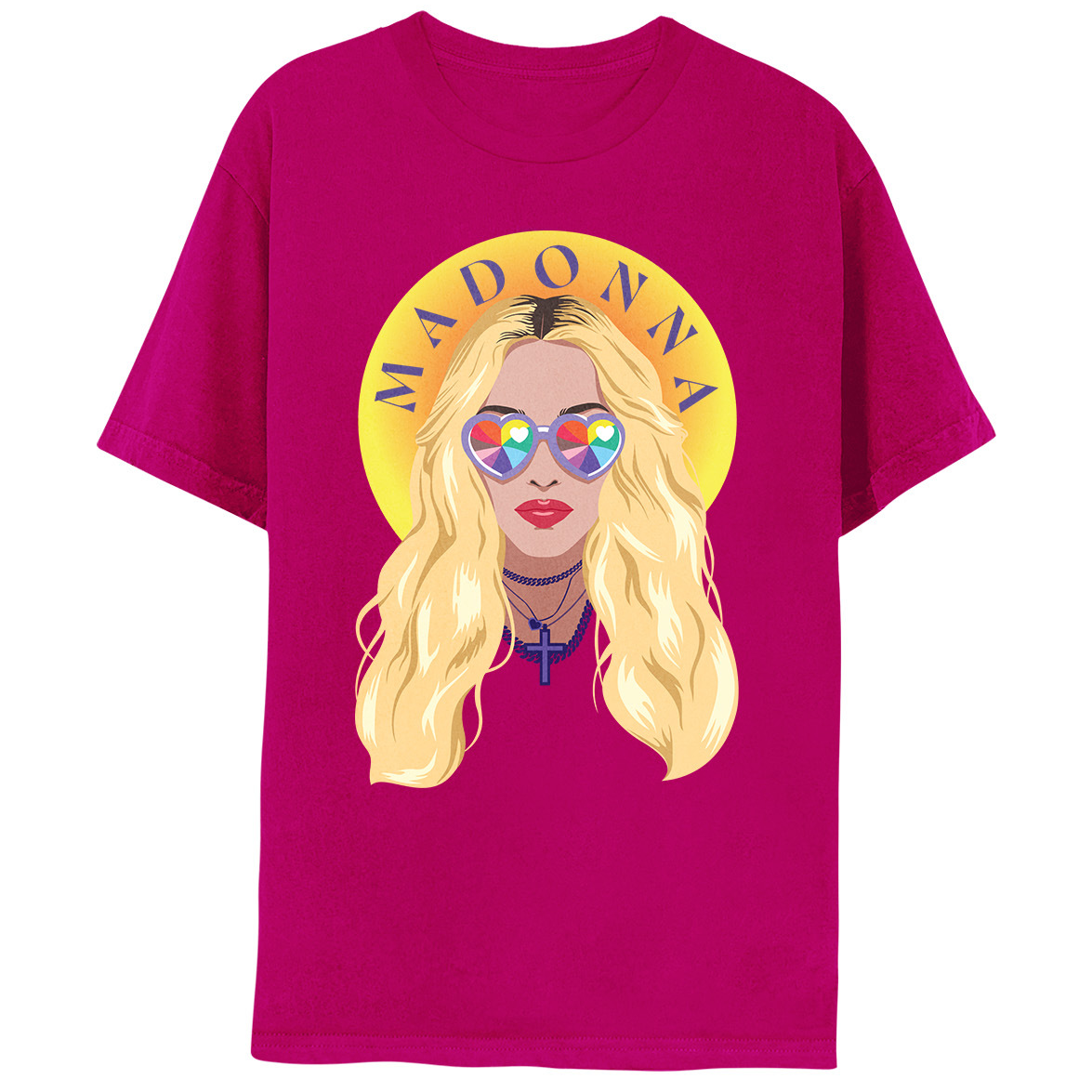 Madonna PRIDE Heart Eyes T-Shirt