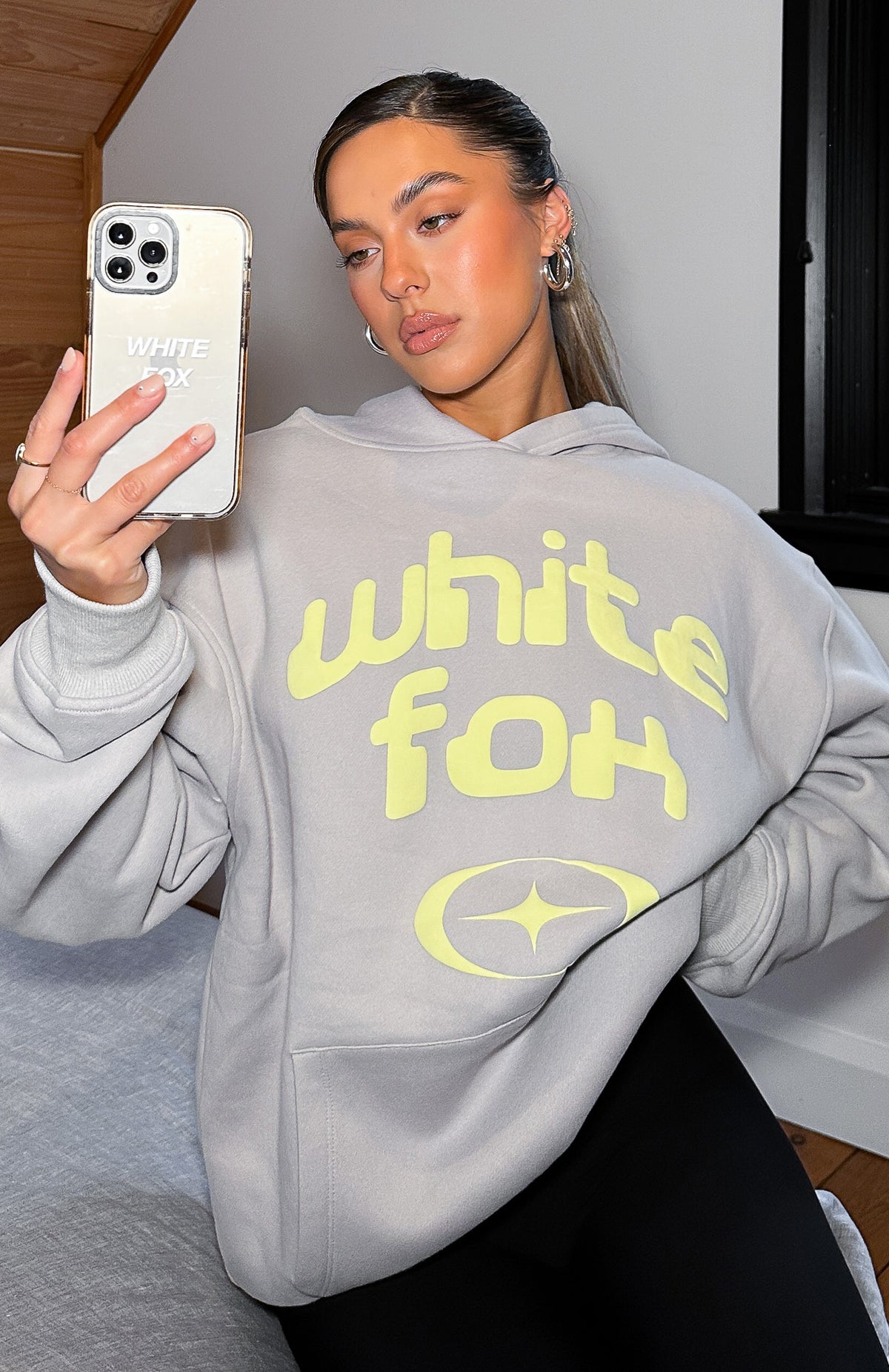 Pay It Forward Oversized Hoodie Moon