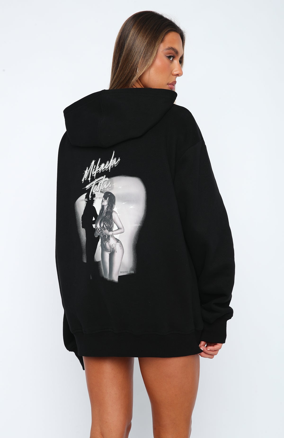 Ex's Oversized Hoodie Black