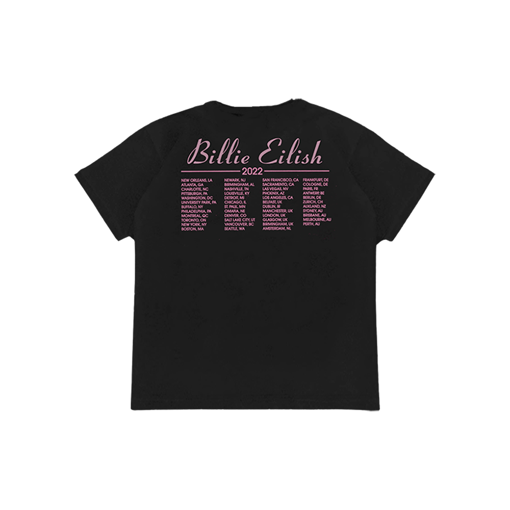 Billie Eilish World Tour Black T-Shirt