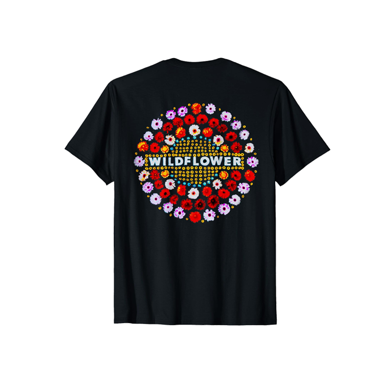 5SOS  Logo Wildflower Back Print T-Shirt