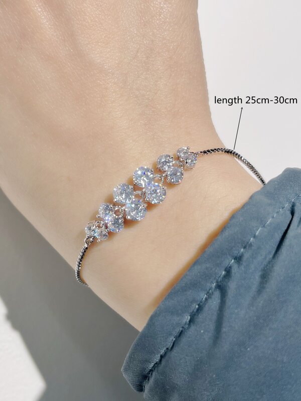 Round Zircon Decor Bracelet