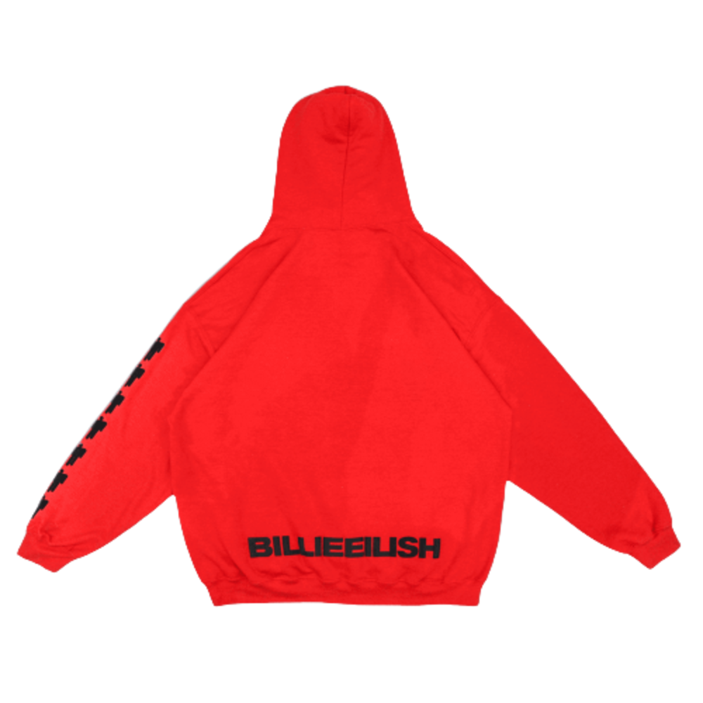 Billie Eilish Blohsh Red Hoodie