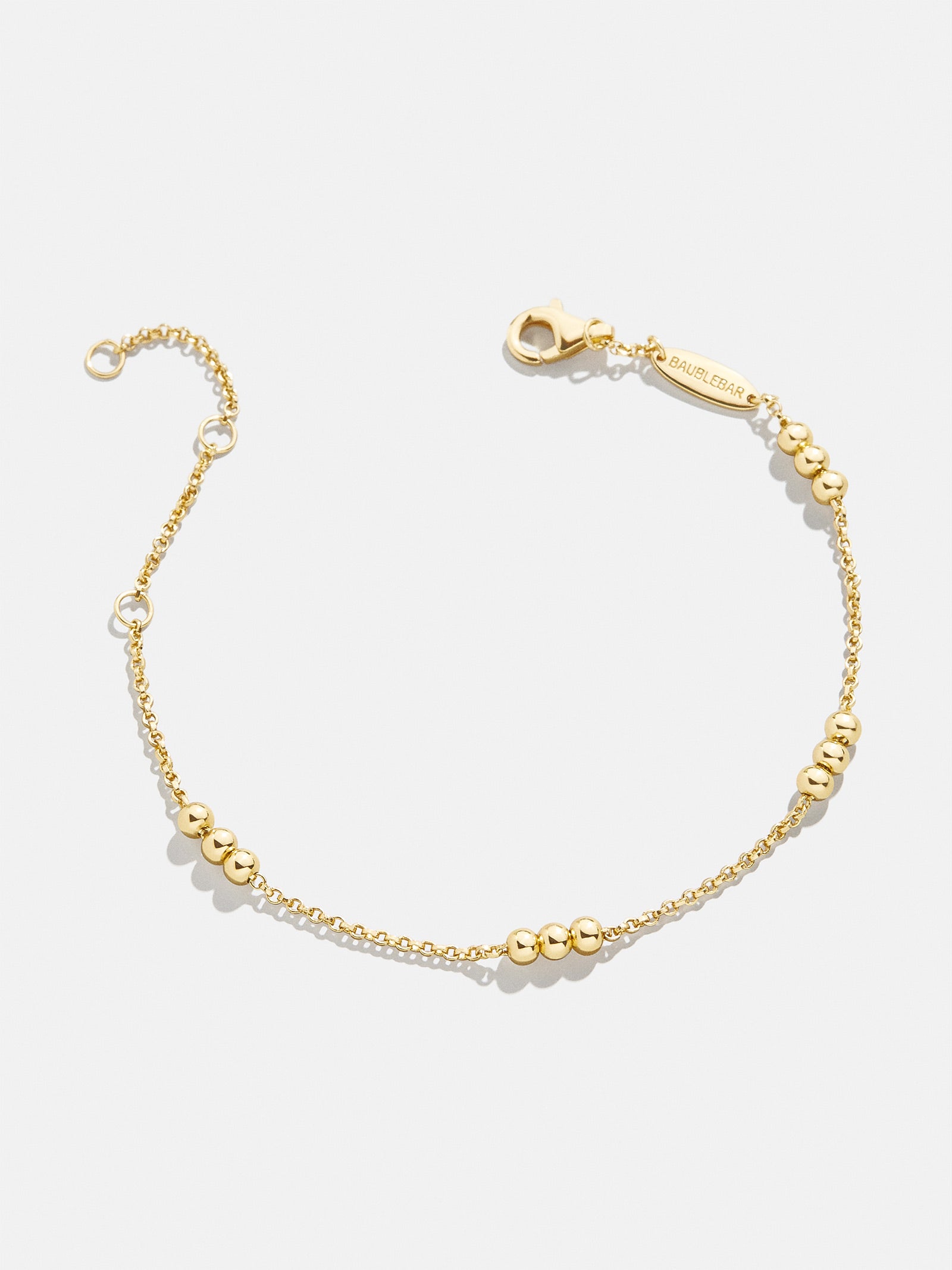 Affordable 18K Gold Bracelet - Gold Bead