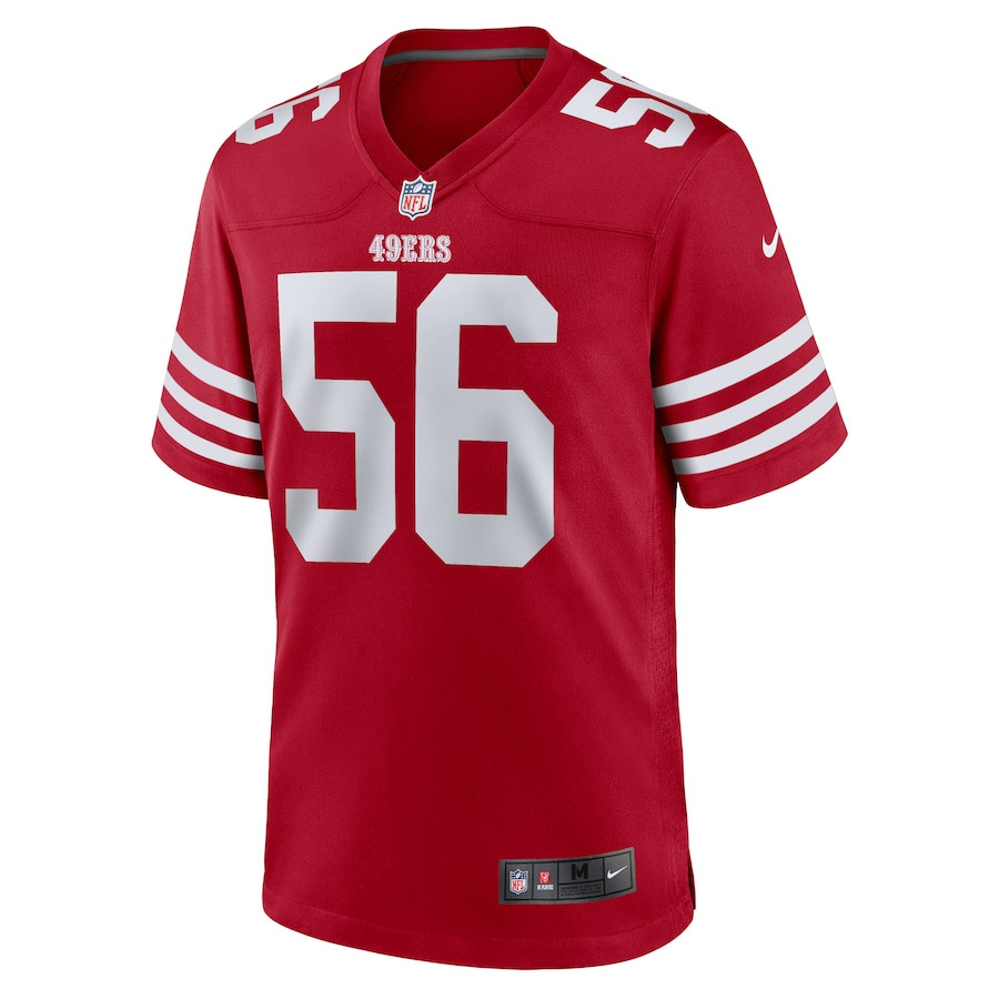 Leonard Floyd 56 San Francisco 49ers Team Game Scarlet NFL Jersey Men's