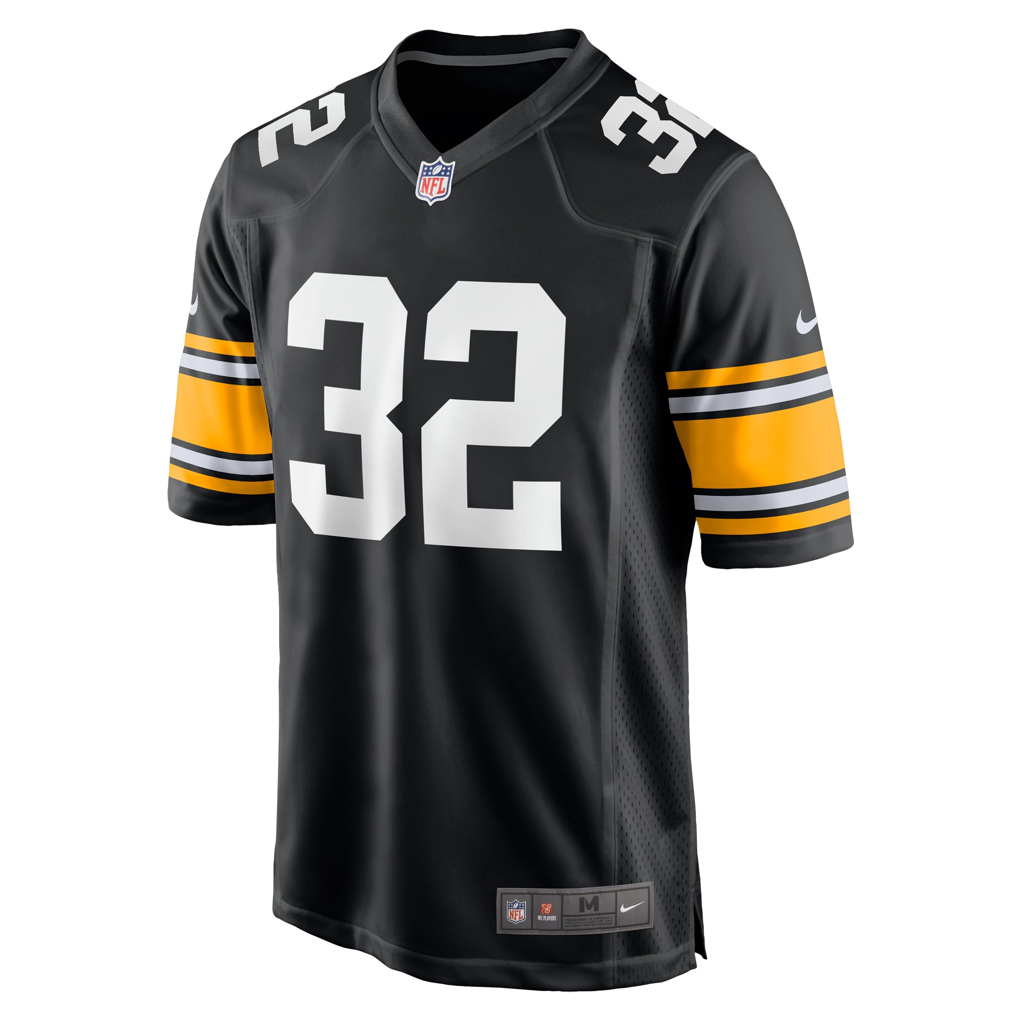 Pittsburgh Steelers Franco Harris Black Alternate Retired Player NFL Jersey Men's