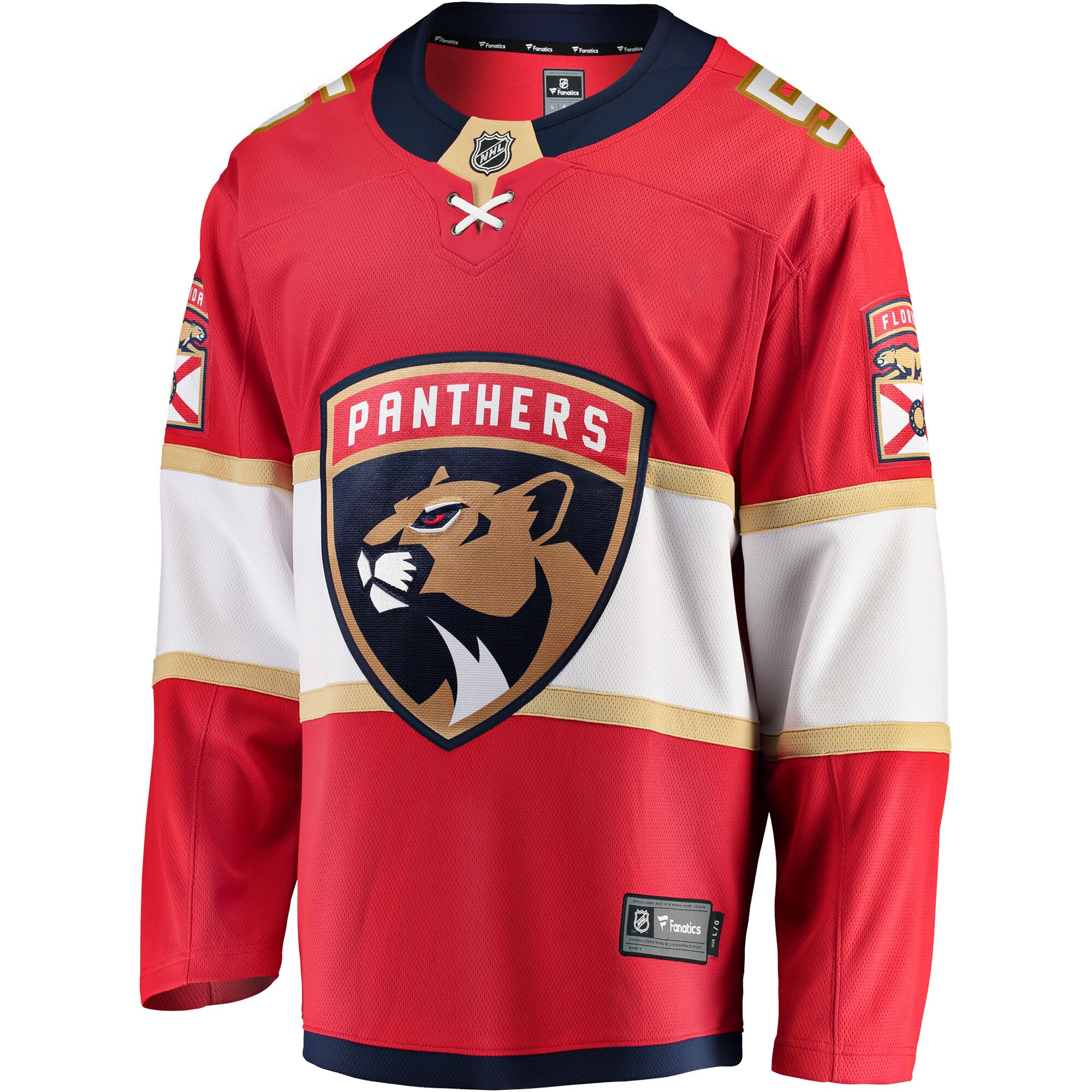 Florida Panthers Aaron Ekblad Red Home Team Breakaway Player NHL Jersey Men's