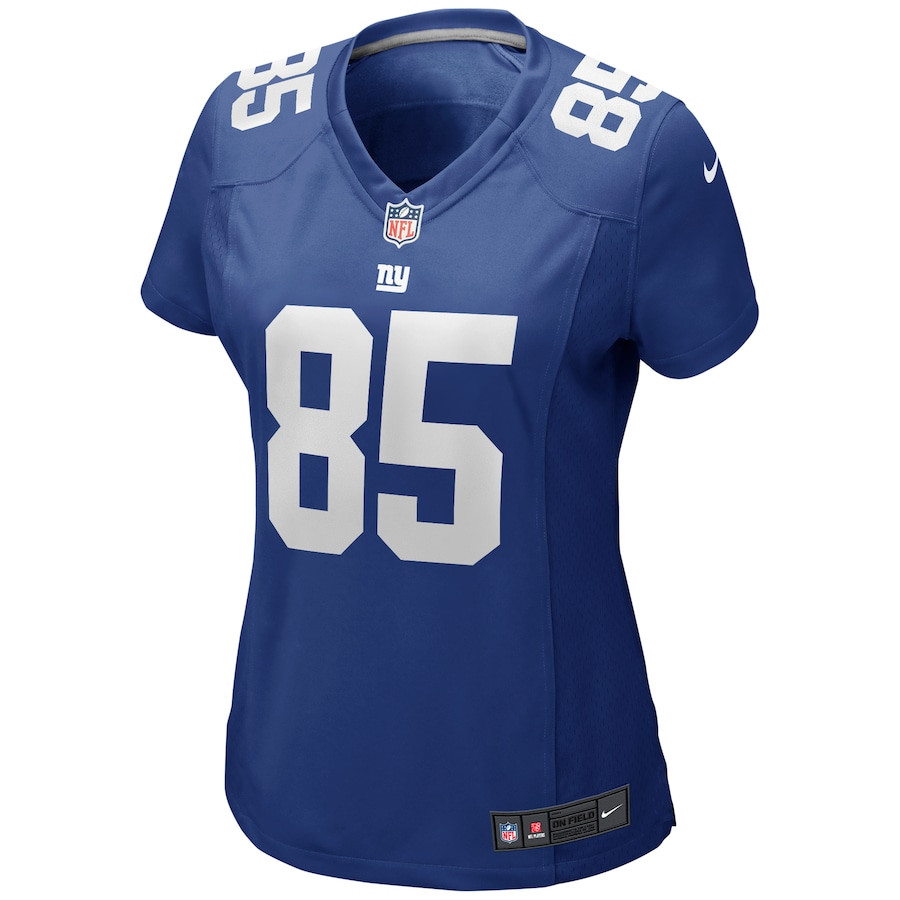 David Tyree 85 New York Giants Game Retired Royal NFL Jersey Women's