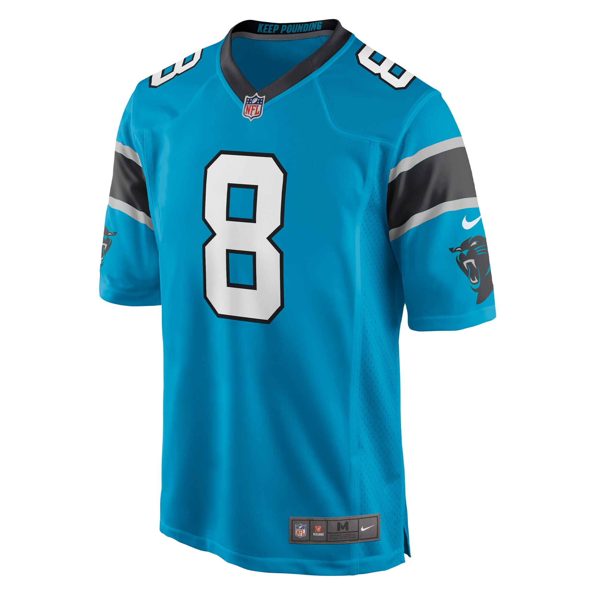 Carolina Panthers Jaycee Horn Blue Game NFL Jersey Men's