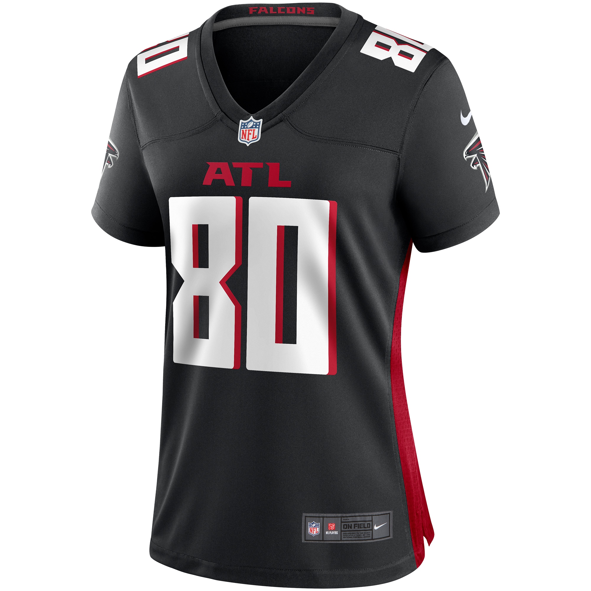 Atlanta Falcons Andre Rison Black Game Retired Player NFL Jersey Women's