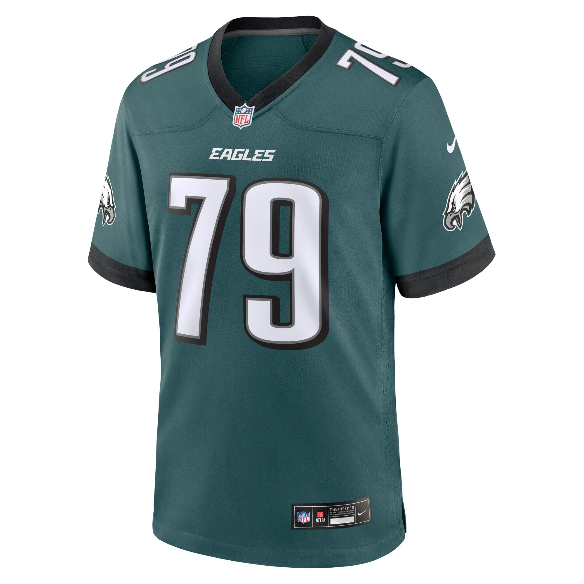 Philadelphia Eagles Lecitus Smith Midnight Green Game NFL Jersey Men's