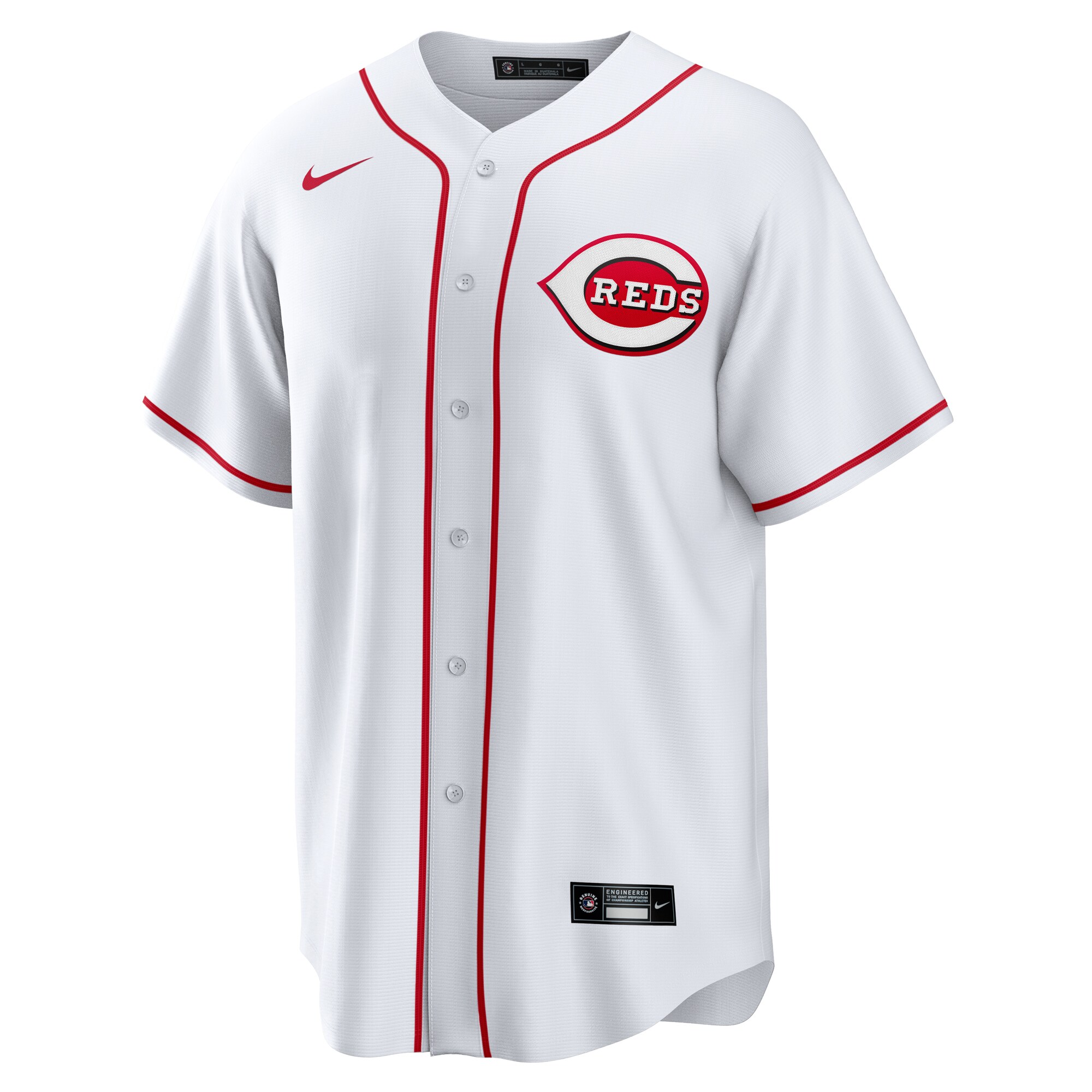 Cincinnati Reds Spencer Steer White Home MLB Jersey Men's
