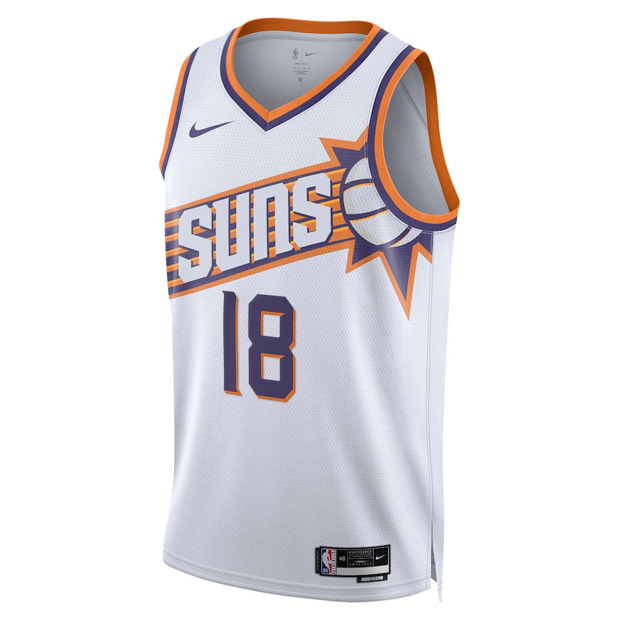 Yuta Watanabe 18 Phoenix Suns 2023/24 Swingman Association Editio White NBA Jersey Men's