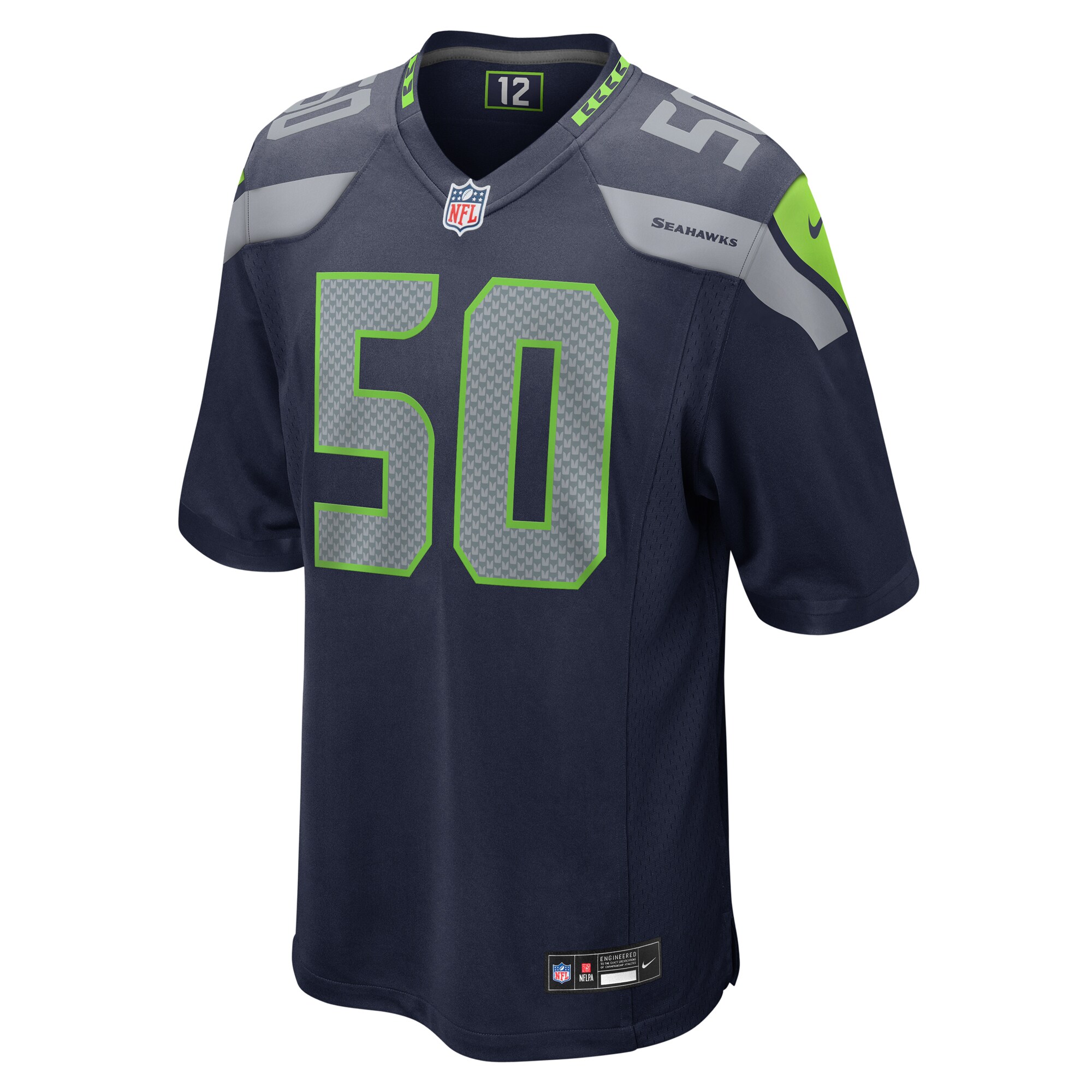 Seattle Seahawks Trevis Gipson College Navy Game NFL Jersey Men's