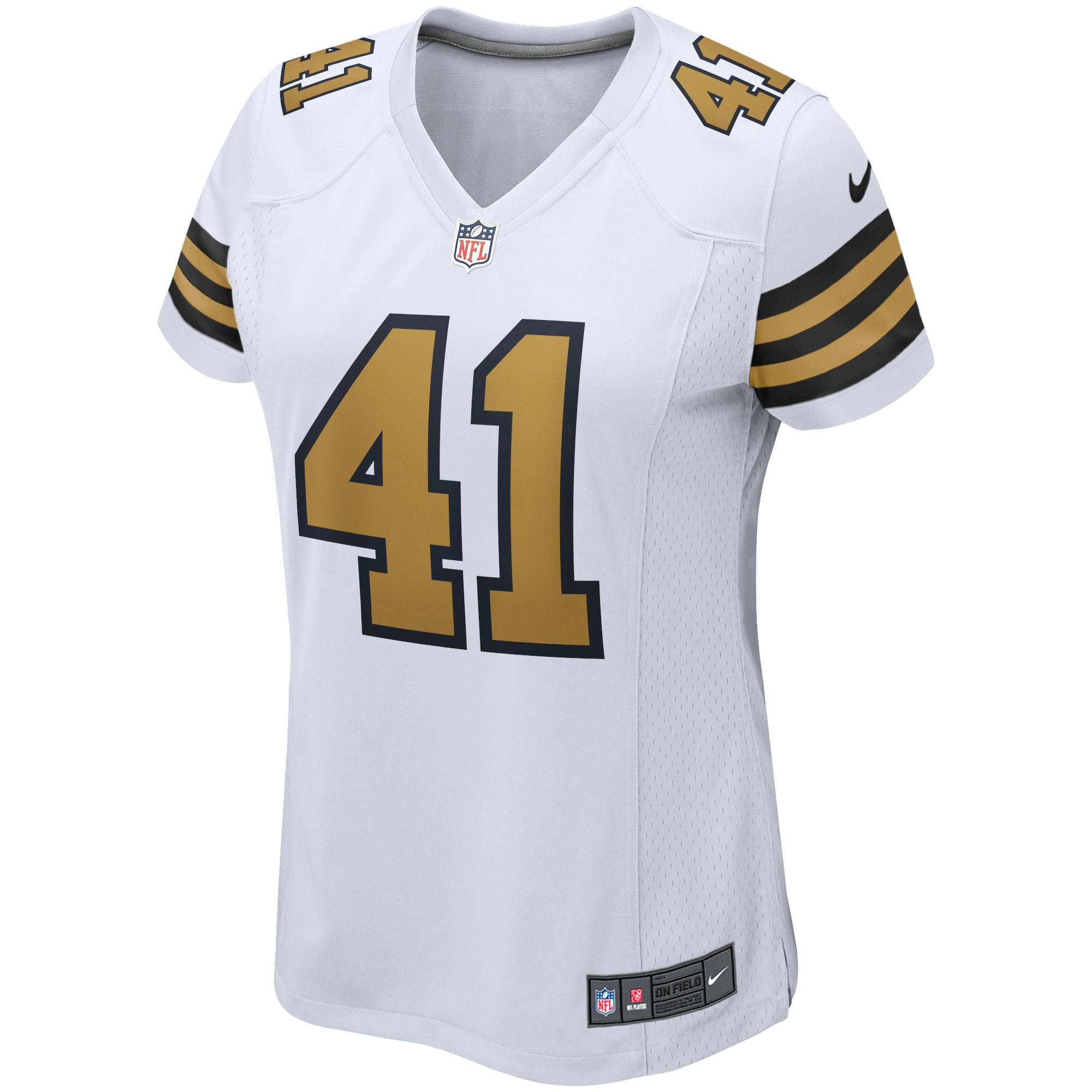 New Orleans Saints Alvin Kamara White Alternate Game Player NFL Jersey Women's