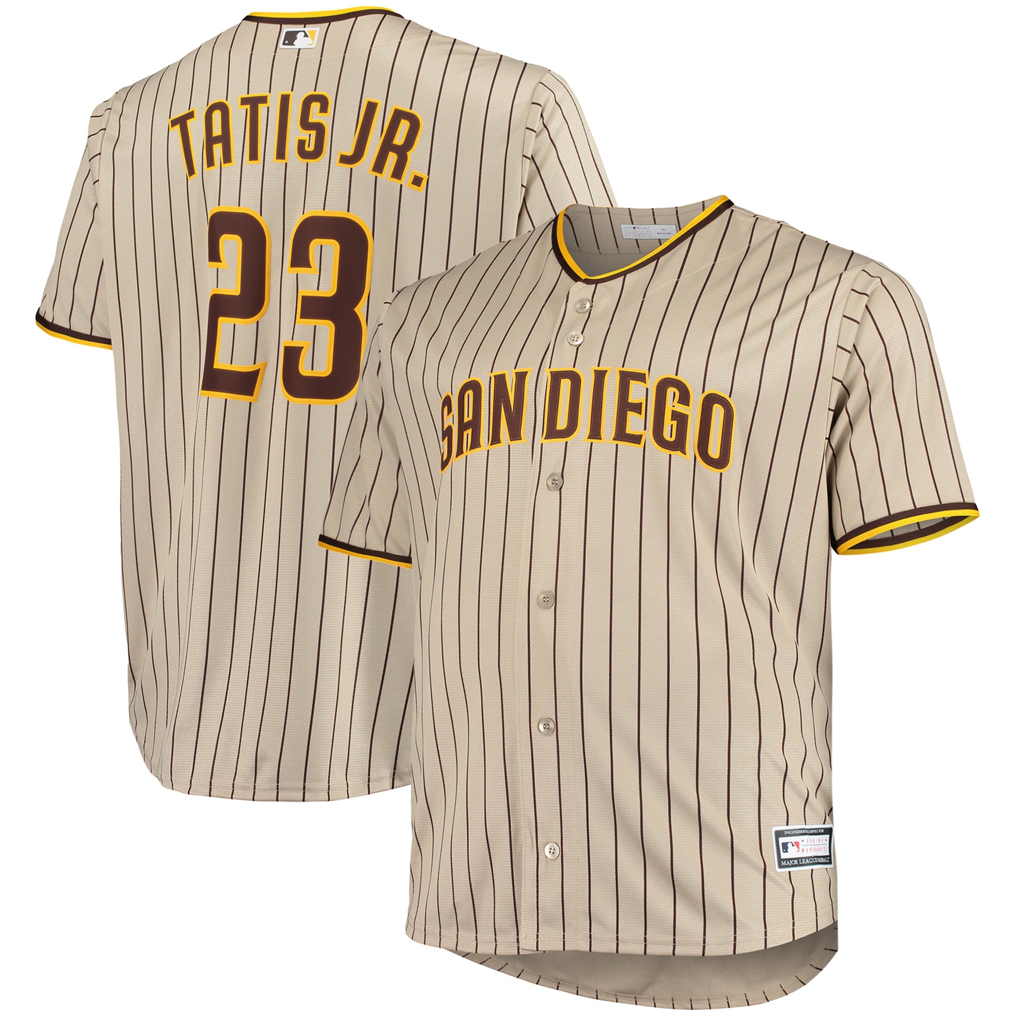 San Diego Padres Fernando Tatis Jr. Sand Big Tall Player MLB Jersey Men's