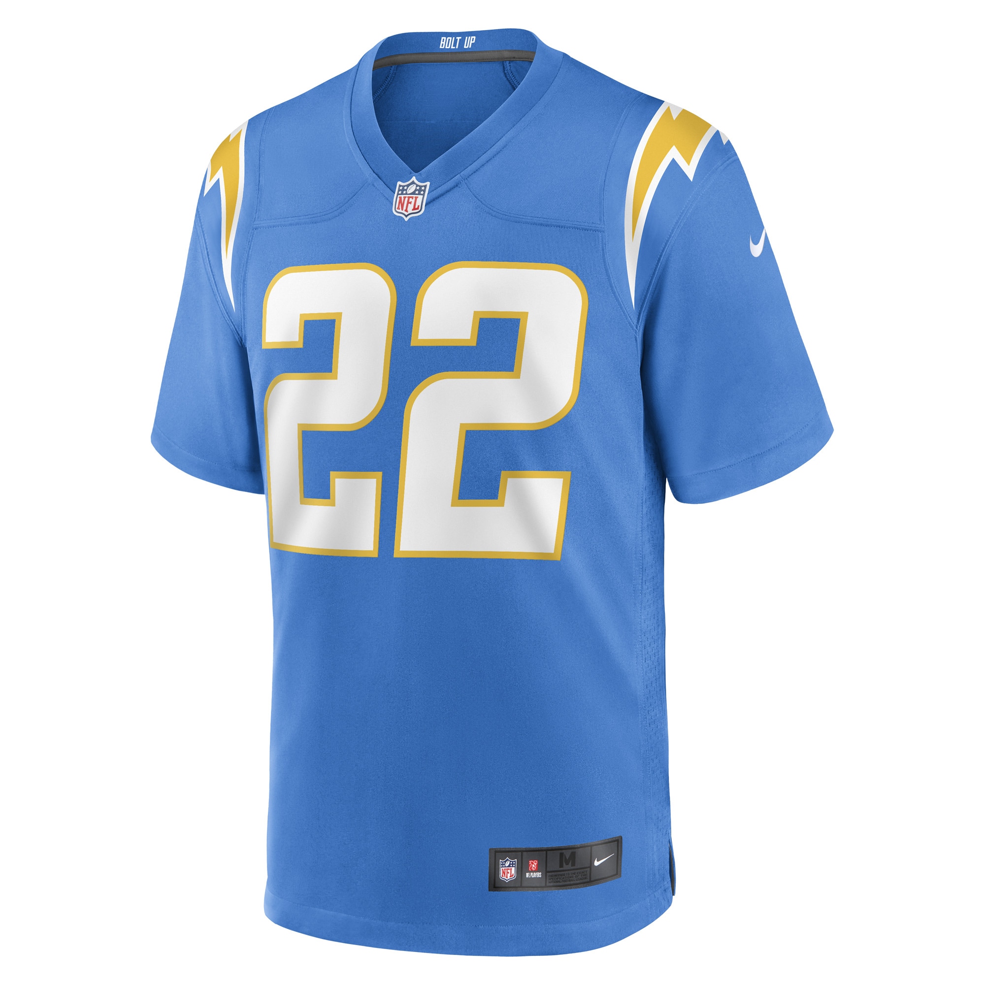 Los Angeles Chargers JT Woods Powder Blue Game Player NFL Jersey Men's