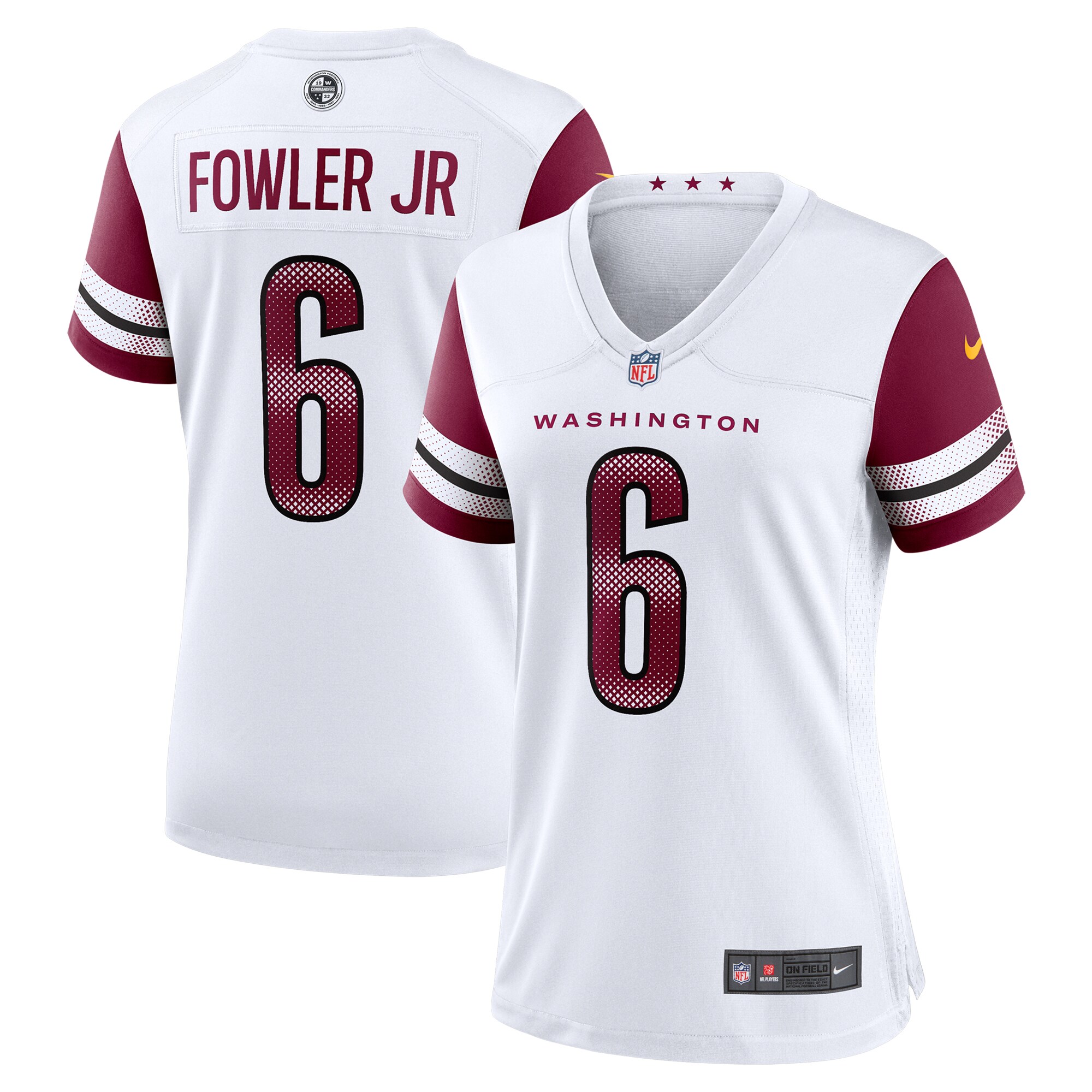 Washington Commanders Dante Fowler Jr. White Game NFL Jersey Women's