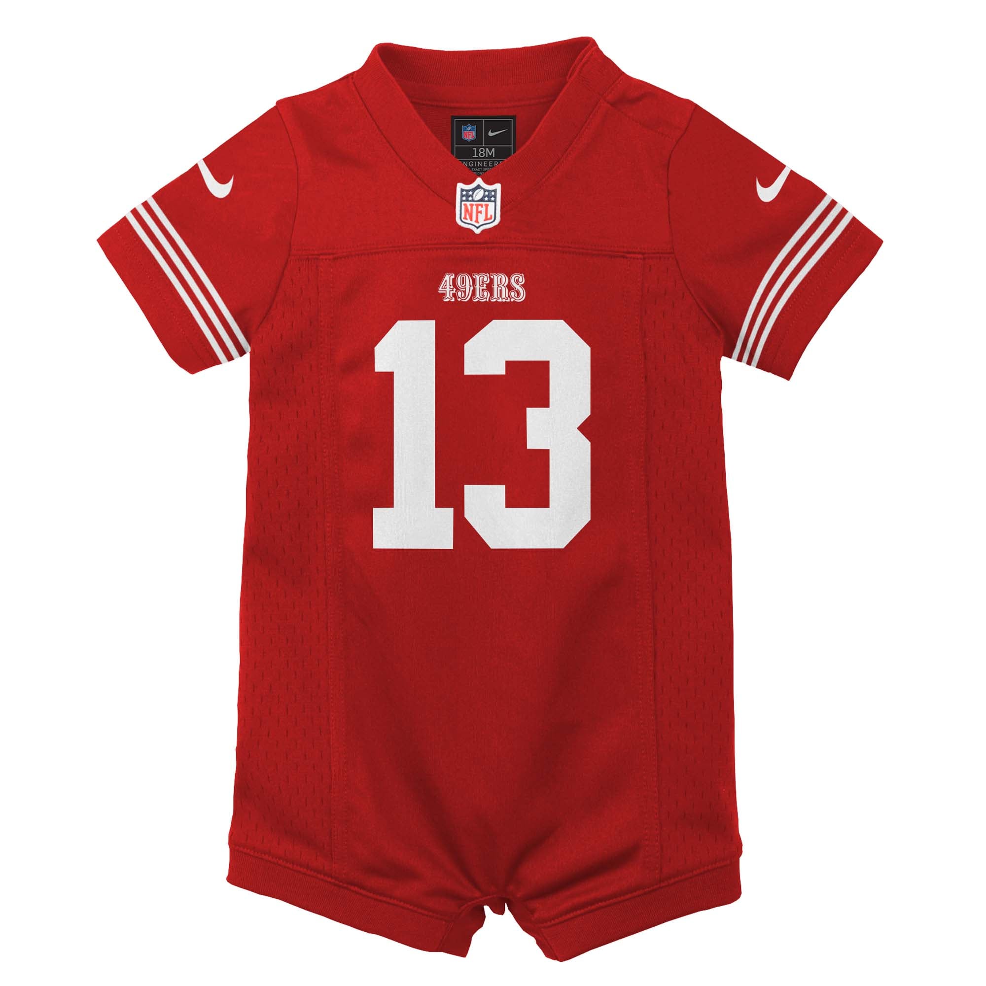Newborn Infant San Francisco 49ers Brock Purdy Scarlet Game Romper NFL Jersey Men's
