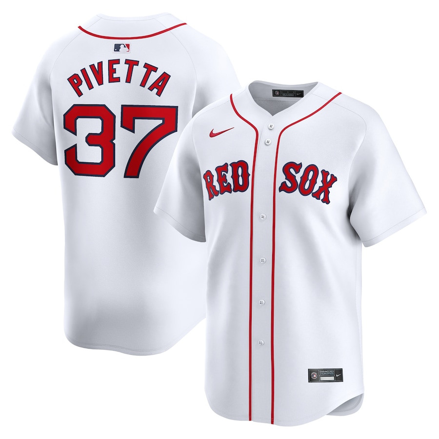 Nick Pivetta 37 Boston Red Sox Home Limited White MLB Jersey Men's