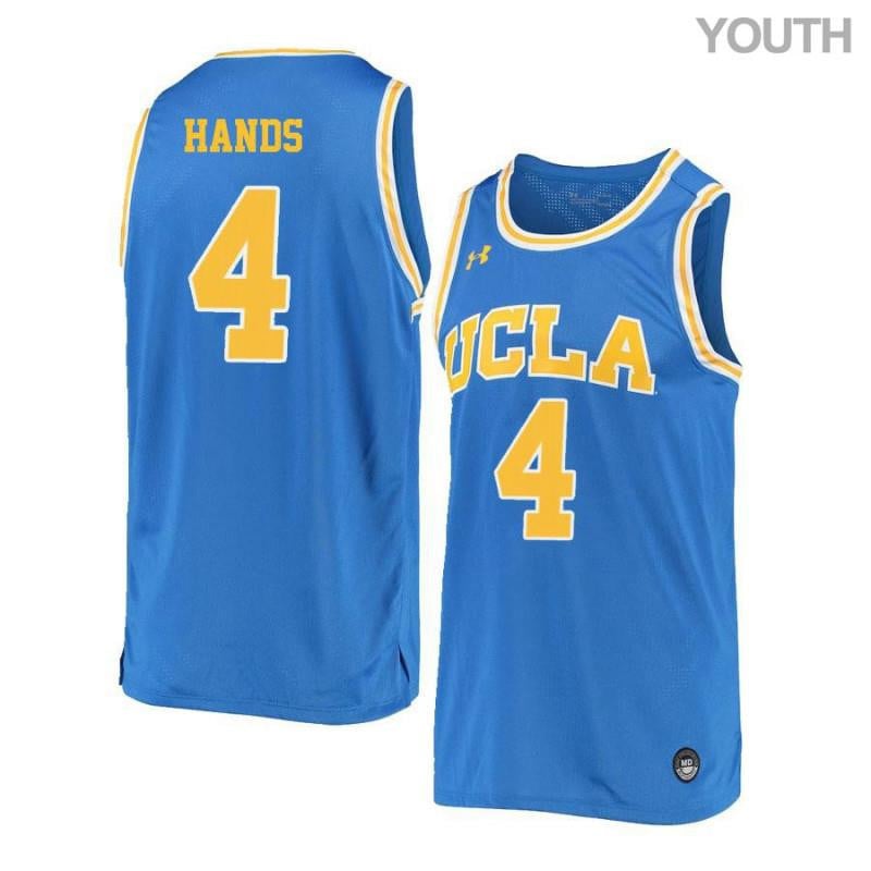 4 Jaylen Hands Blue Retro Elite UCLA Bruins NCAA Jersey Youth