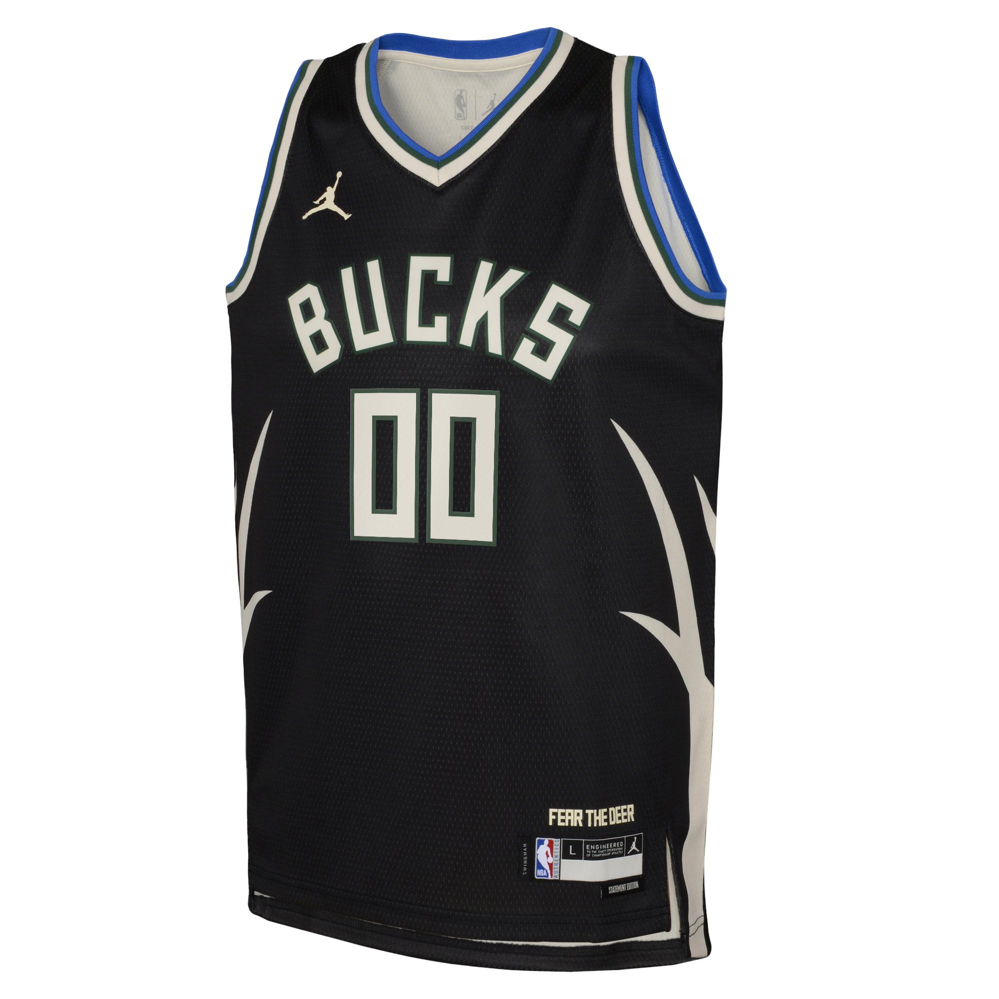 Milwaukee Bucks Jordan Statement Swingman 22 Custom NBA Jersey Youth