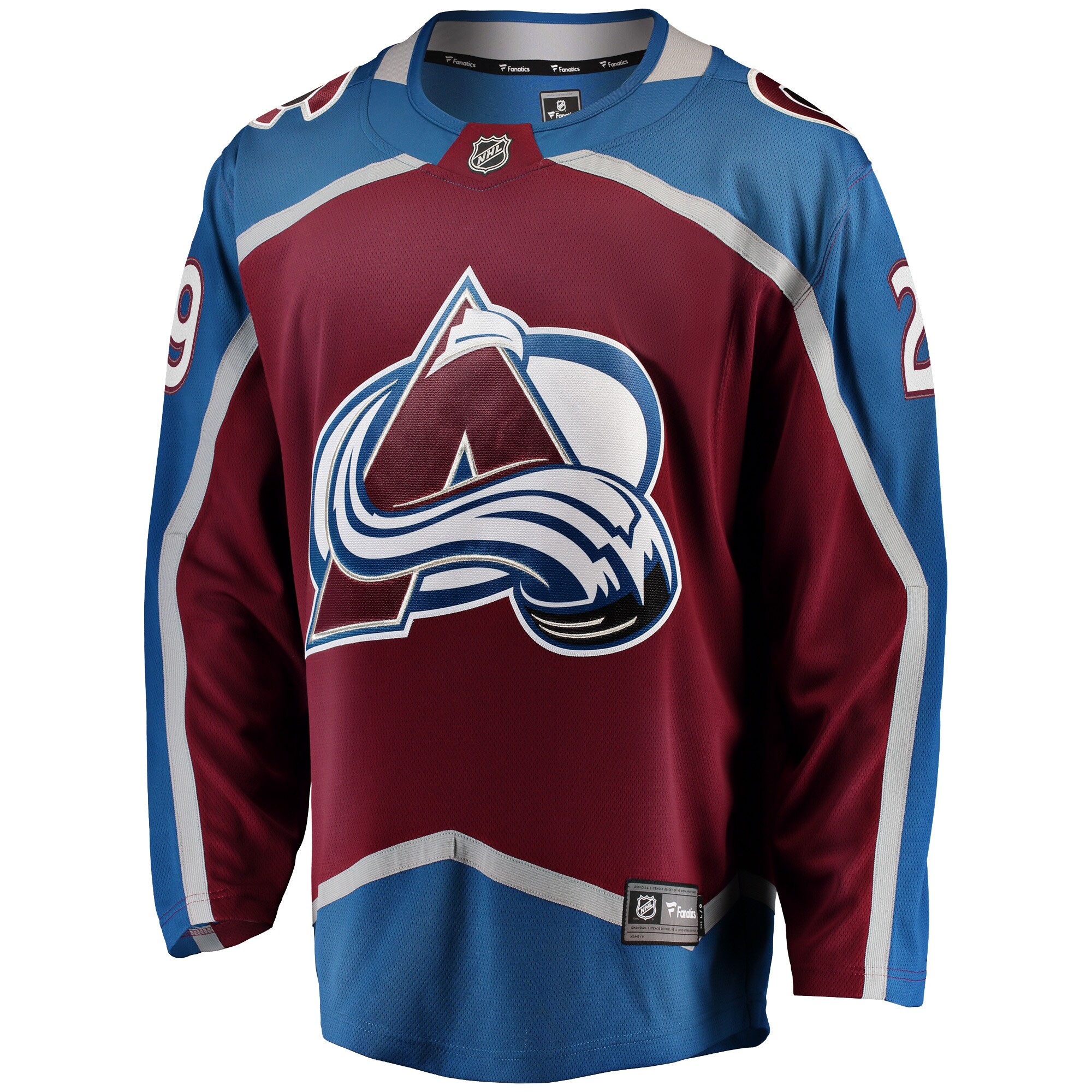 Colorado Avalanche Nathan MacKinnon Burgundy Breakaway Player NHL Jersey Men's