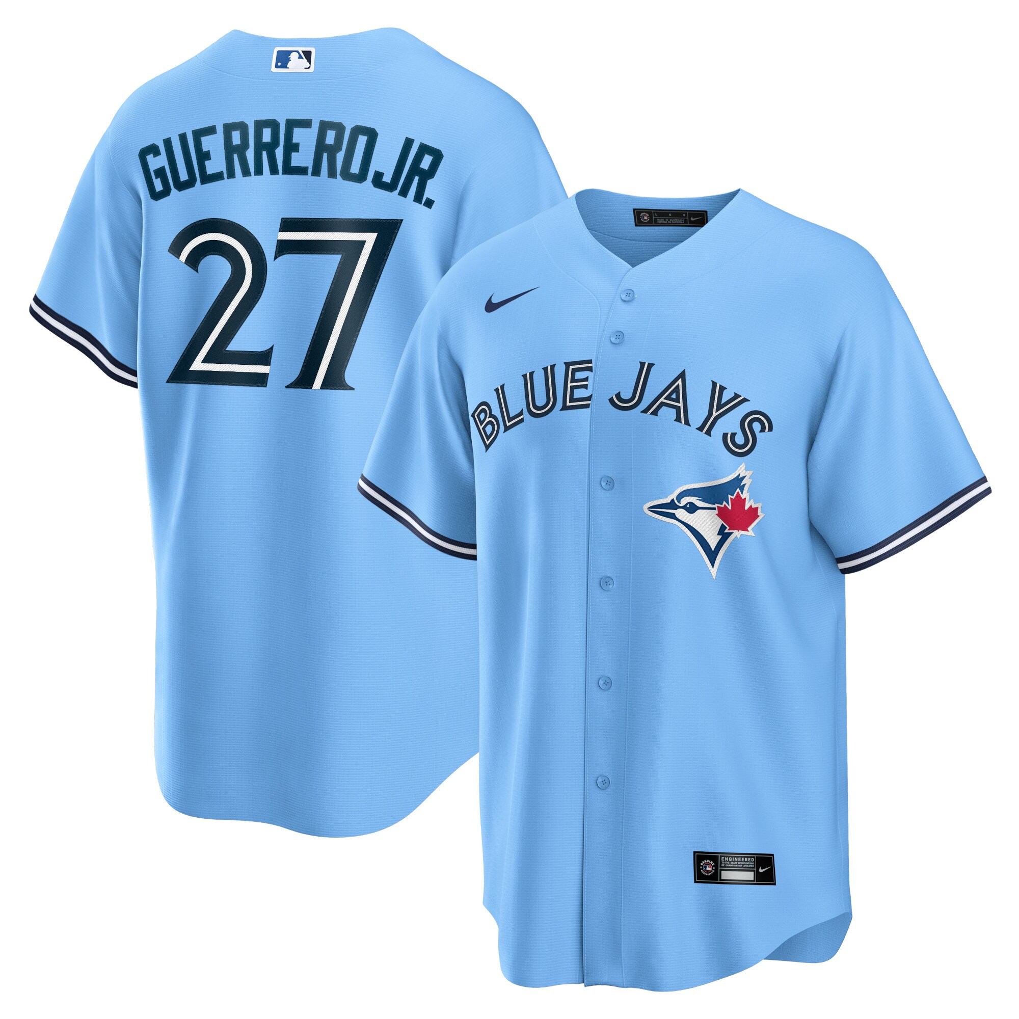 Toronto Blue Jays Vladimir Guerrero Jr. Powder Blue Alternate Player MLB Jersey Men's