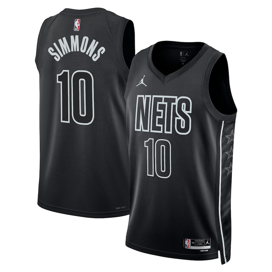Ben Simmons 10 Brooklyn Nets Unisex Swingman Statement Edition Black NBA Jersey Unisex