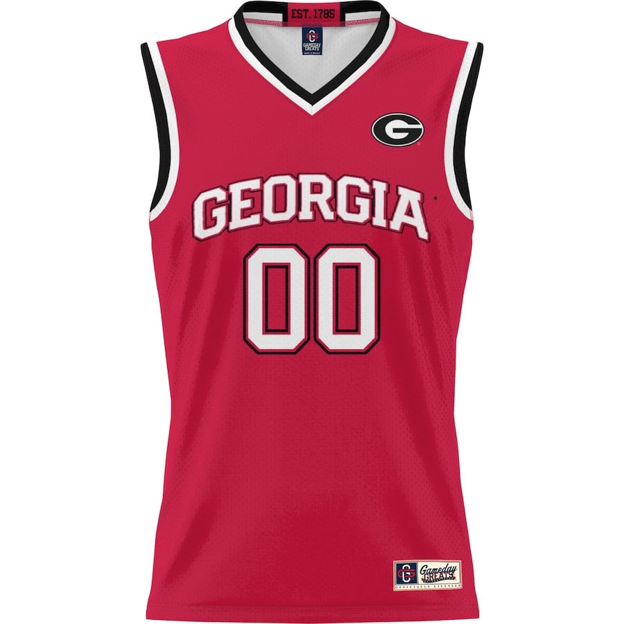 Georgia Bulldogs NIL Custom Red NCAA Jersey Men's