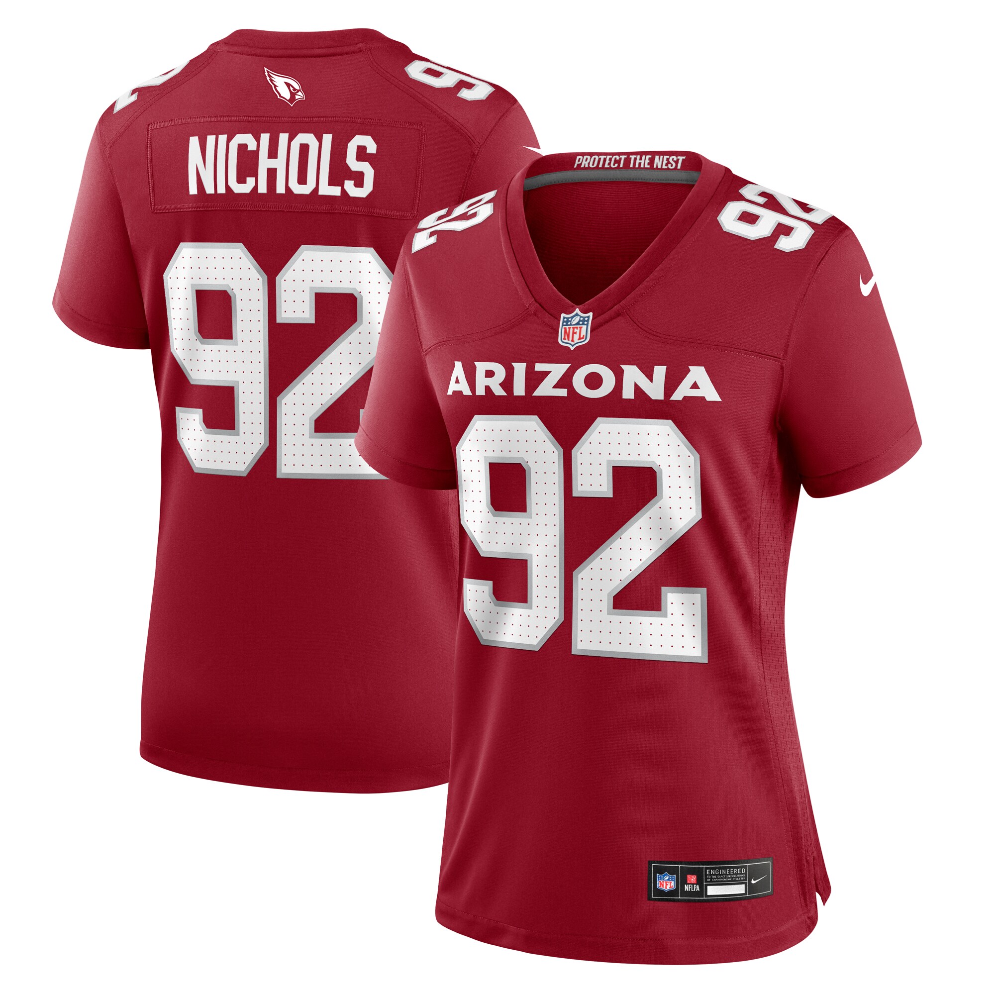 Arizona Cardinals Bilal Nichols Cardinal Game NFL Jersey Women's