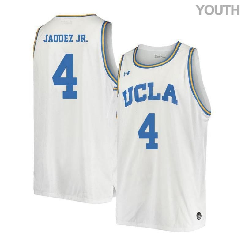 4 Jaime Jaquez J White Retro Elite UCLA Bruins NCAA Jersey Youth